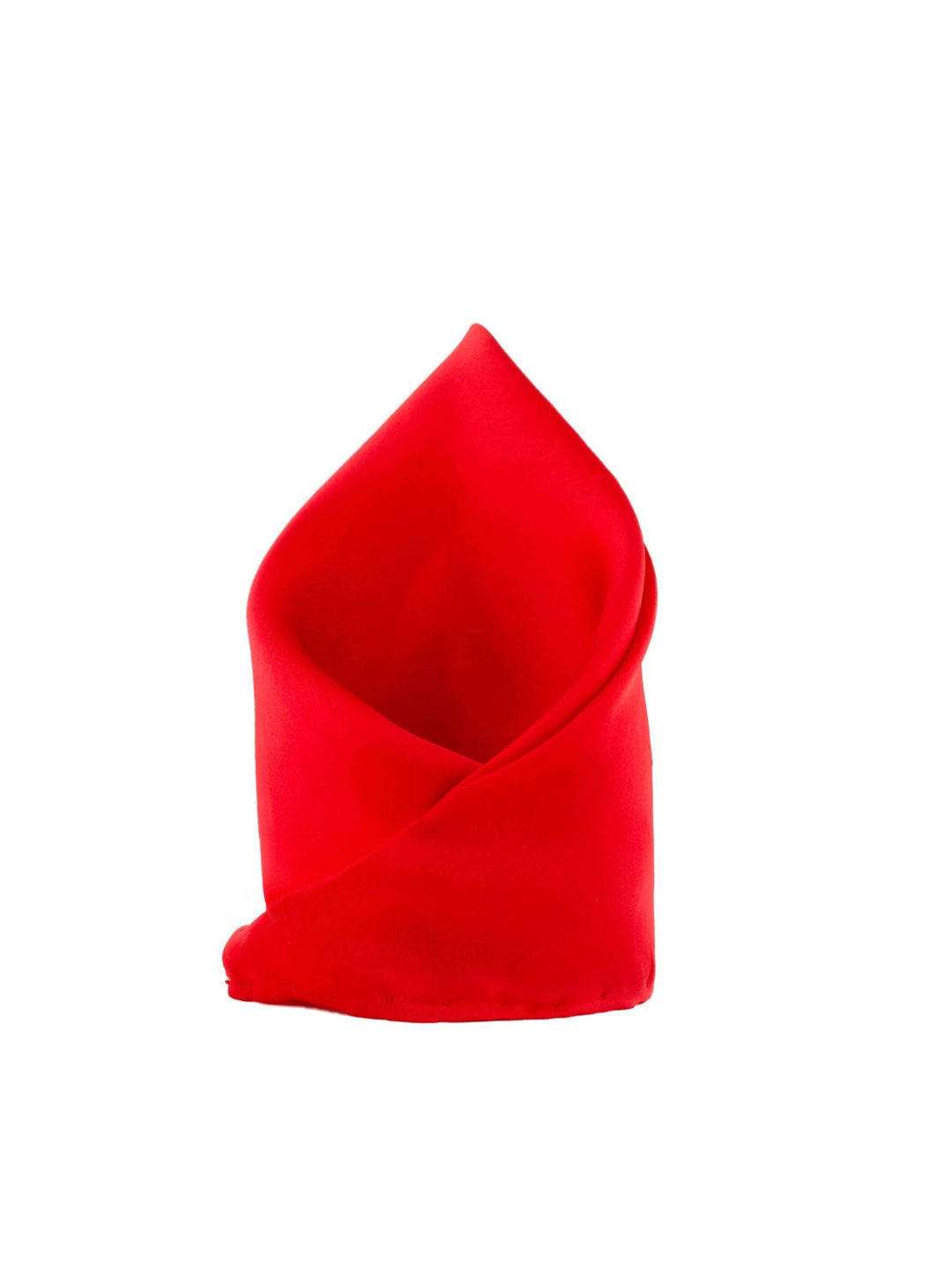 

The Tie Hub Men Red Solid Pocket Square