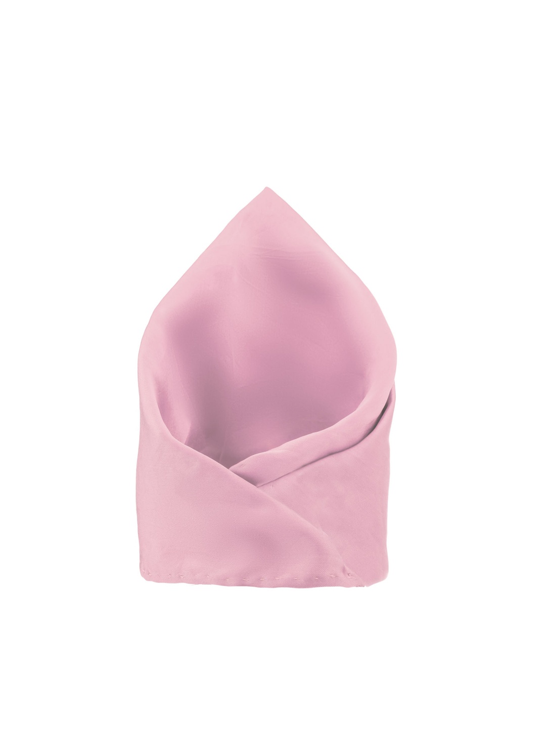 

The Tie Hub Men Pink Solid Pocket Square