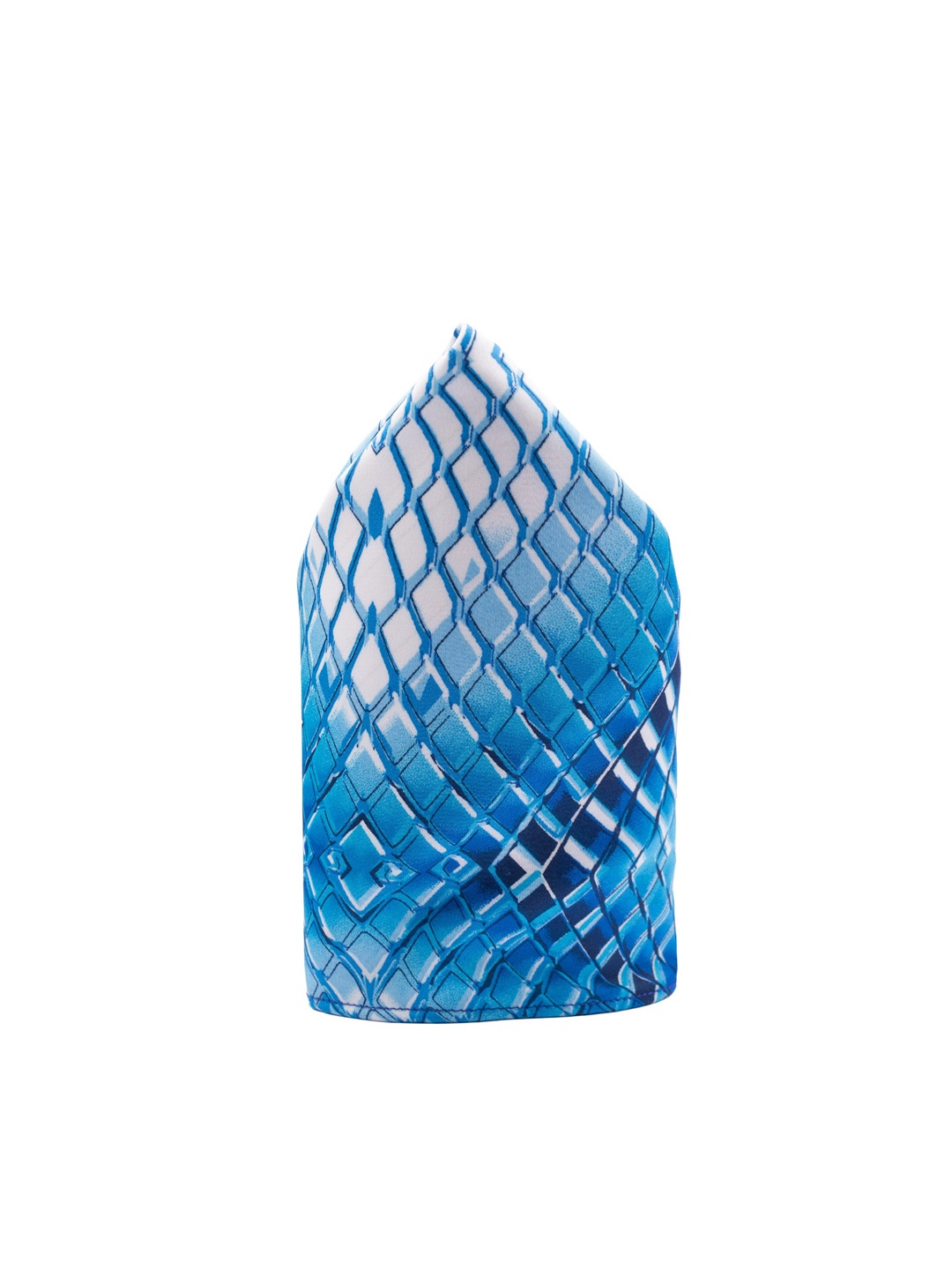 

The Tie Hub Men Blue & White Printed Pocket Squares