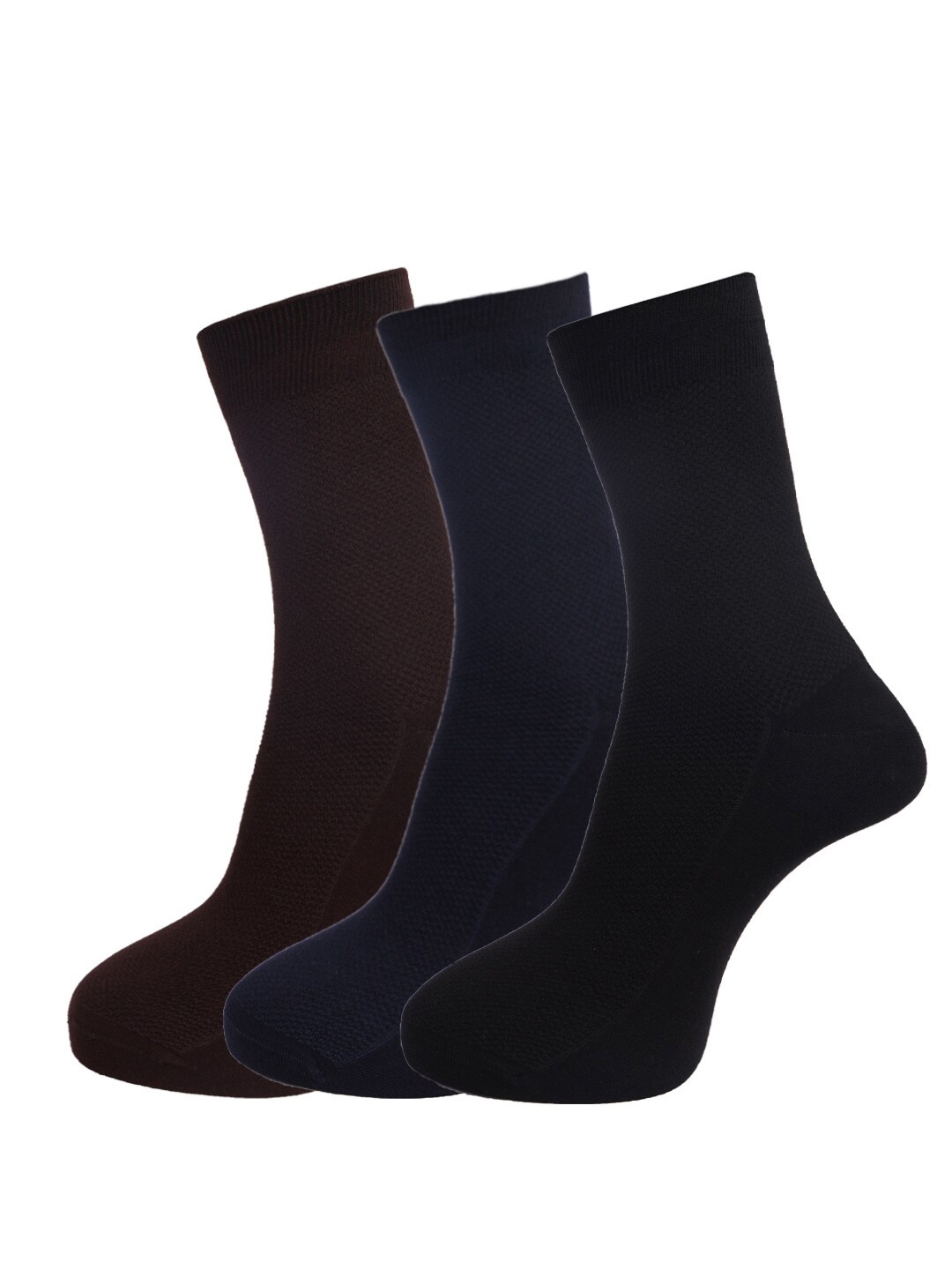 

Dollar Socks Men Pack Of 3 Assorted Cotton Above Ankle-Length Socks