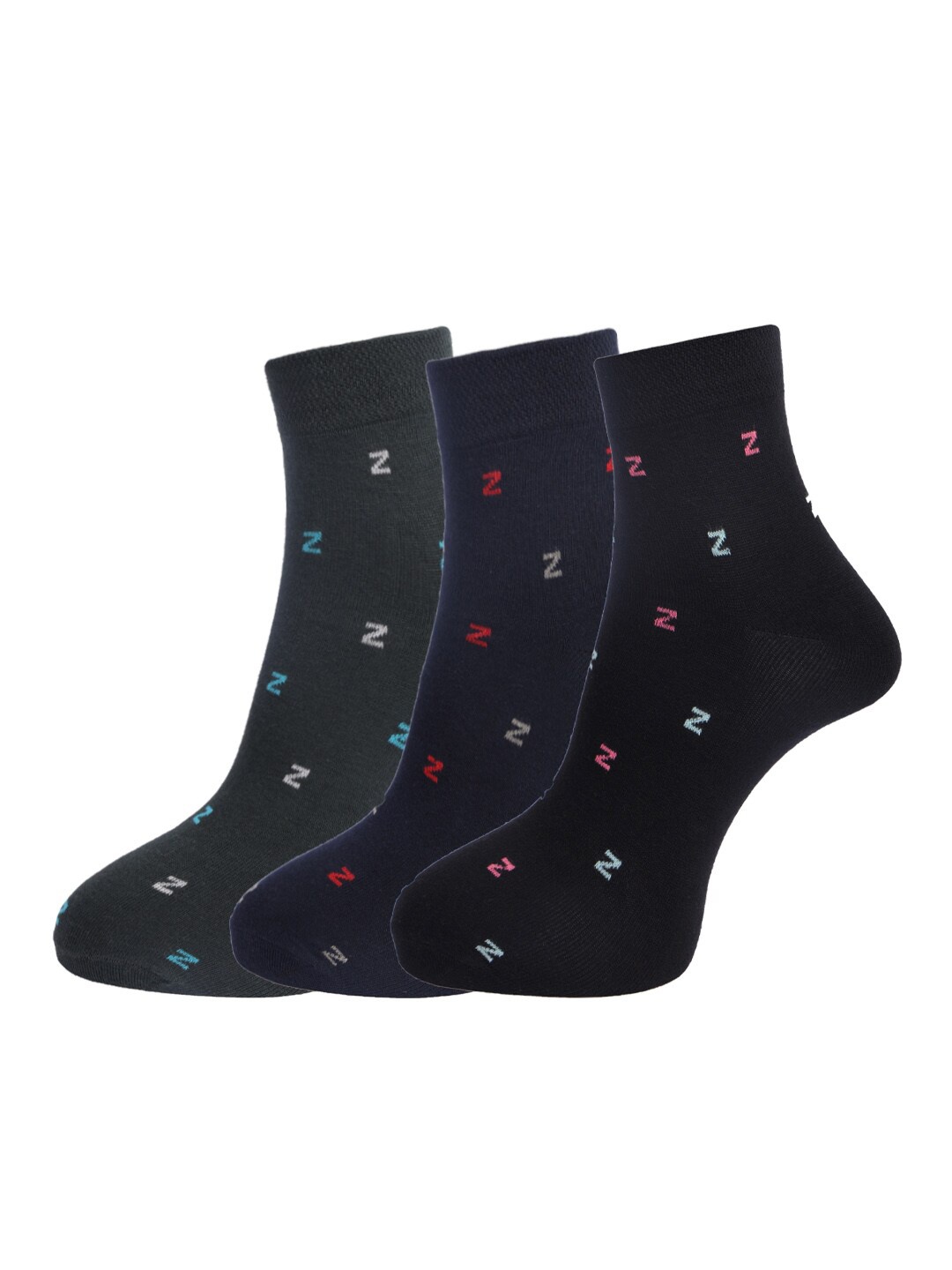 

Dollar Socks Men Pack Of 3 Assorted Ankle Length Socks