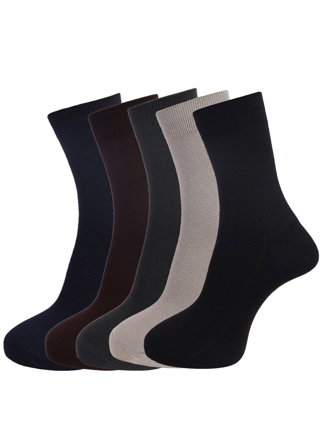 

Dollar Socks Men Pack Of 3 Assorted Cotton Above Ankle-Length Socks