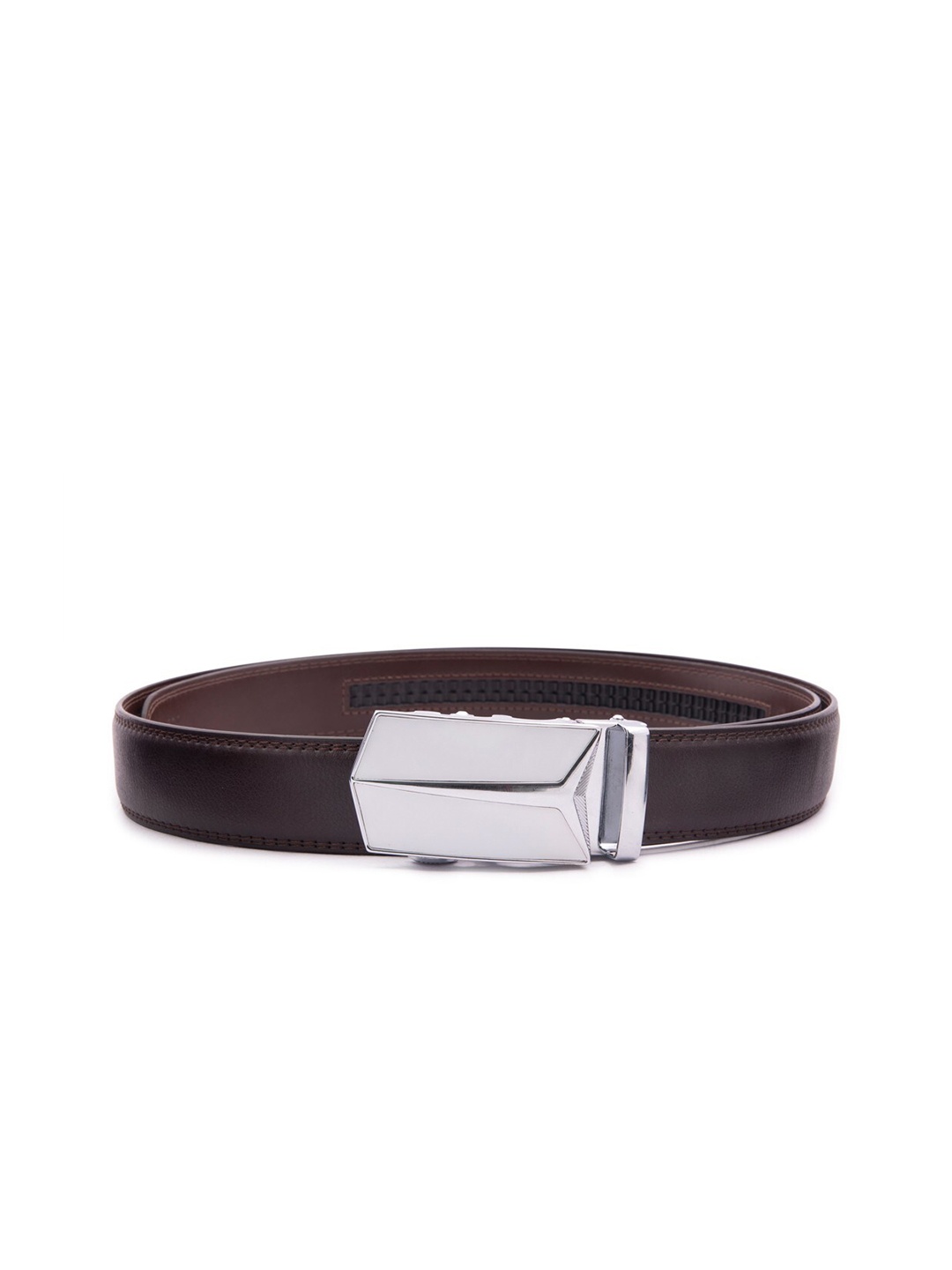 

BANGE Men Brown Leather Formal Belt