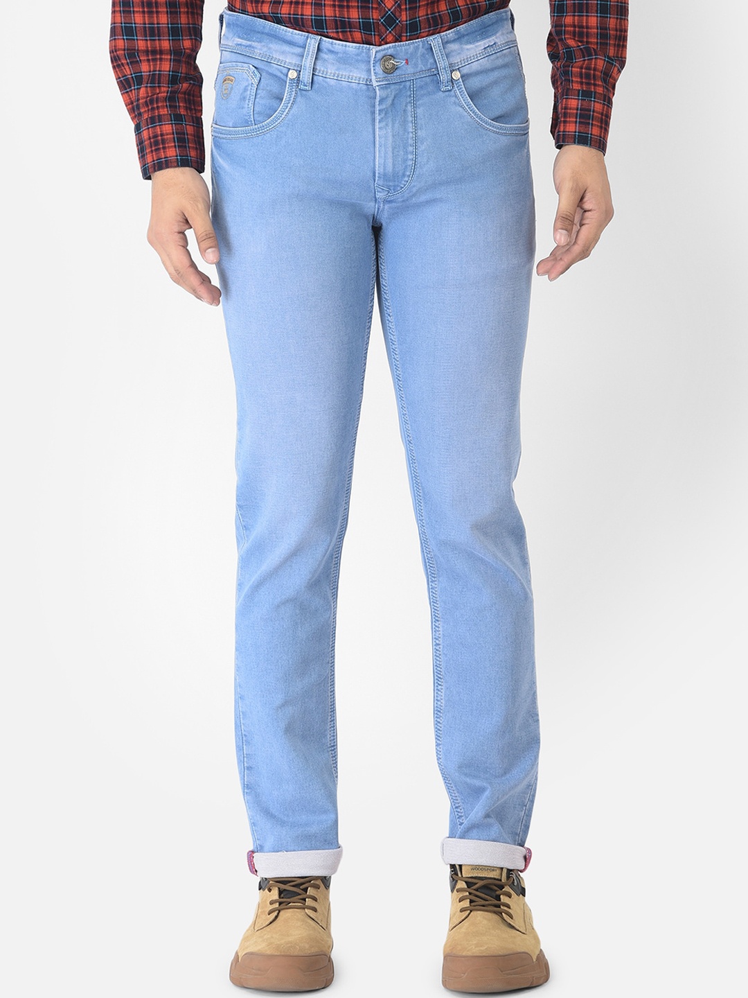 

Canary London Men Blue Smart Skinny Fit Low-Rise Stretchable Jeans