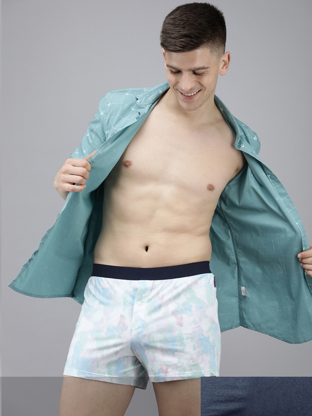 

THE BEAR HOUSE Men Pack of 2 Boxers, White