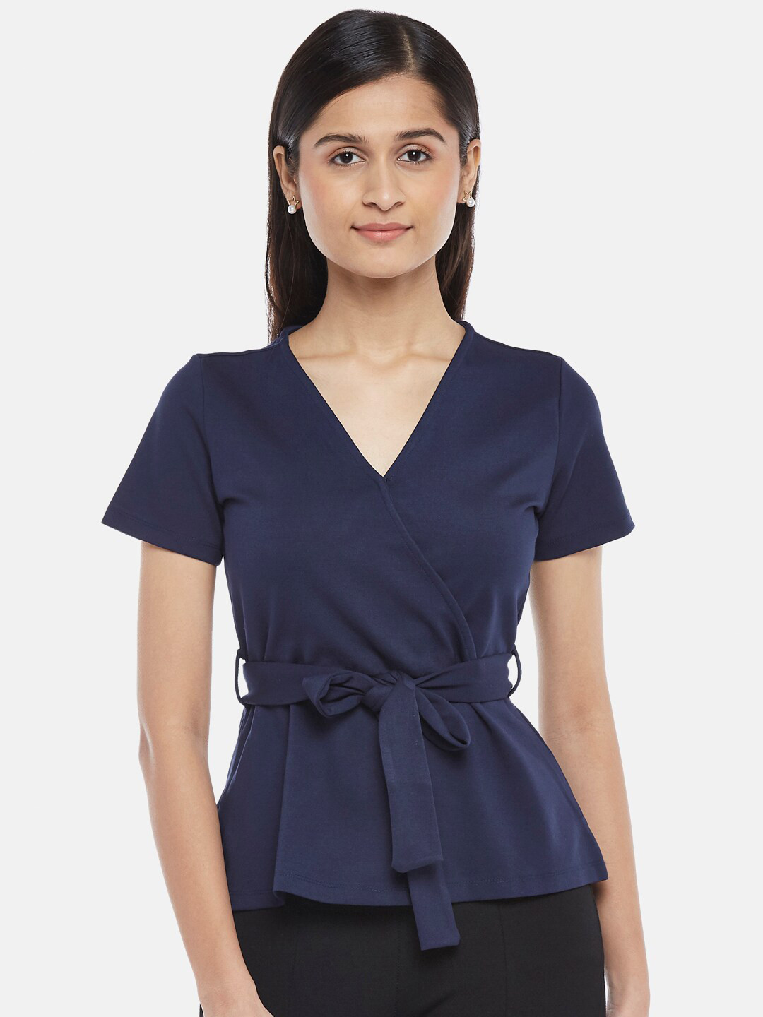 

Annabelle by Pantaloons Navy Blue Top