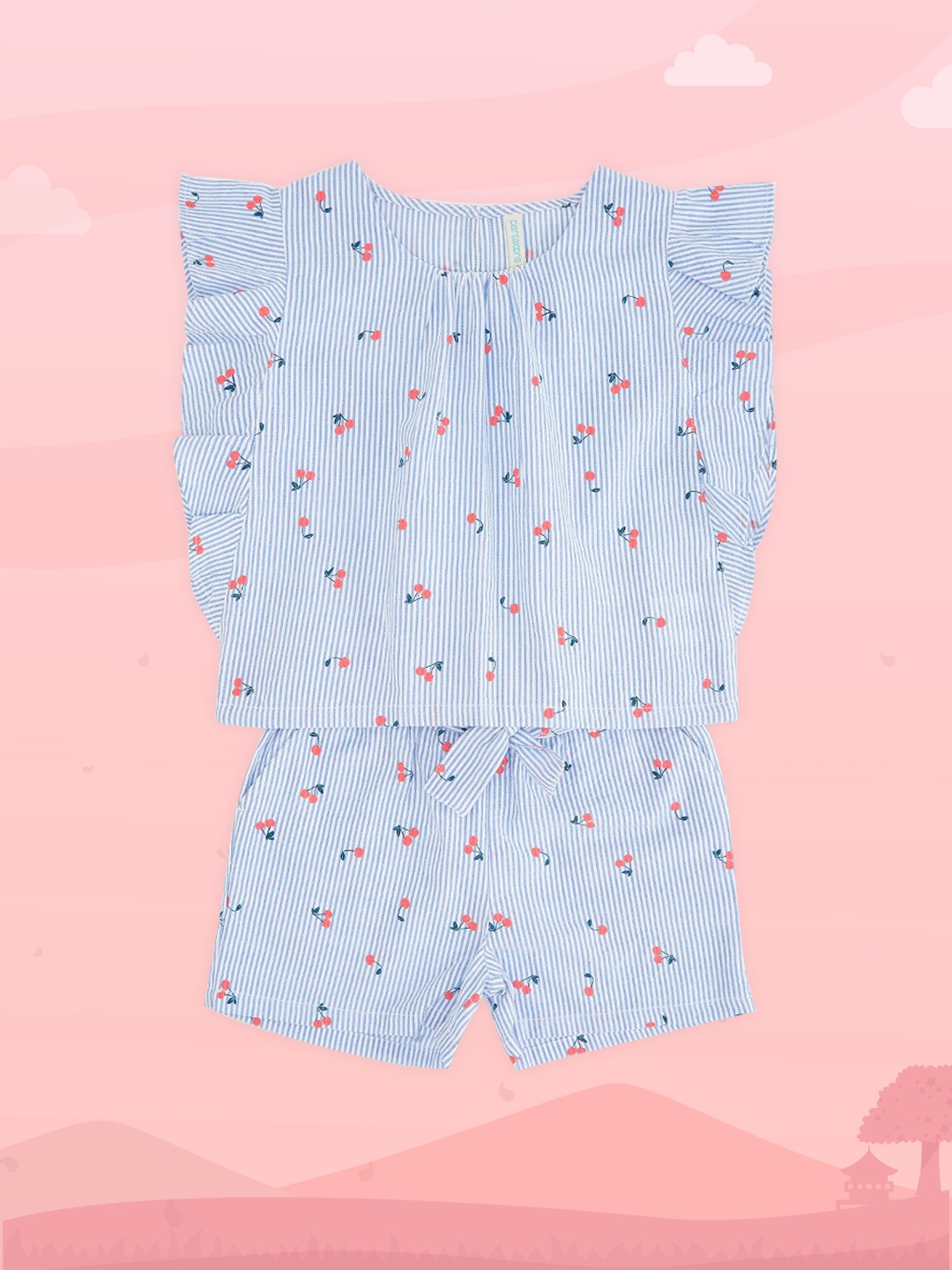 

Pantaloons Junior Blue A-Line Dress