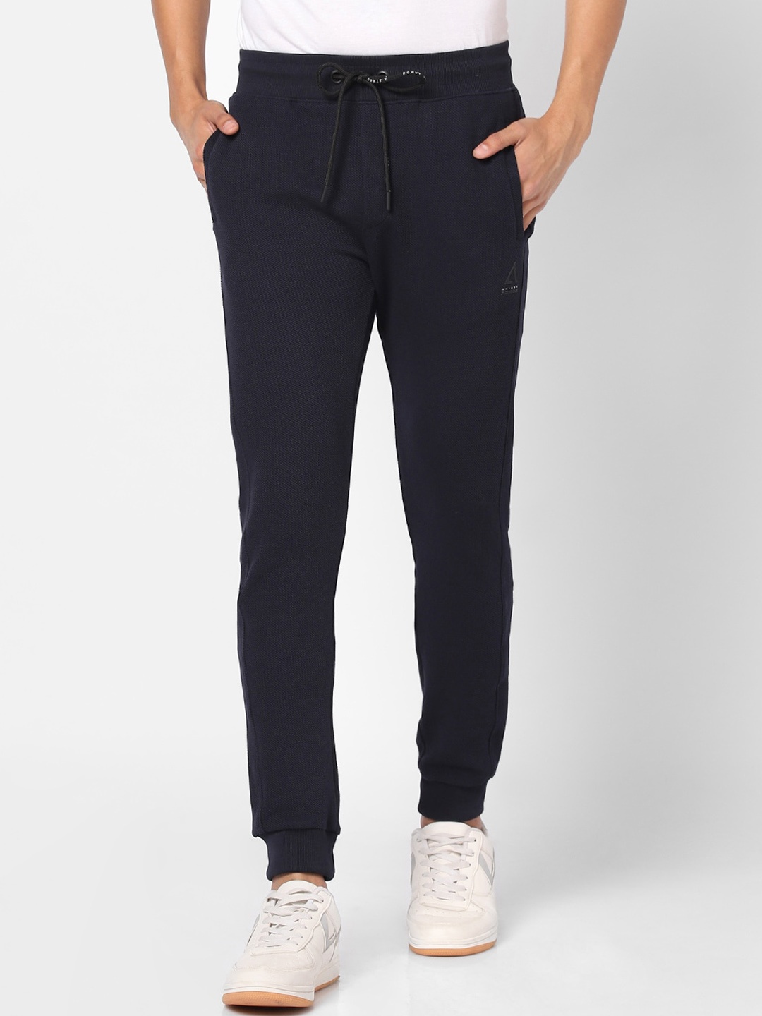 

Street Armor by Pantaloons Men Navy Blue Solid Relaxed Fit Joggers