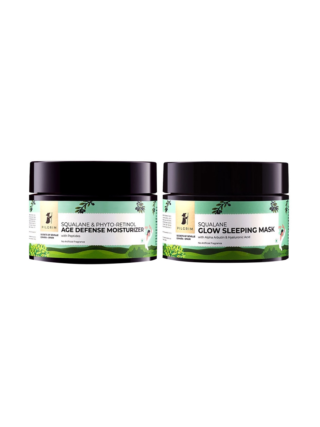 

Pilgrim Rejuvenating & Age Defying Combo Kit - Brightens Hydrates Skin, For Youthful Glow, White