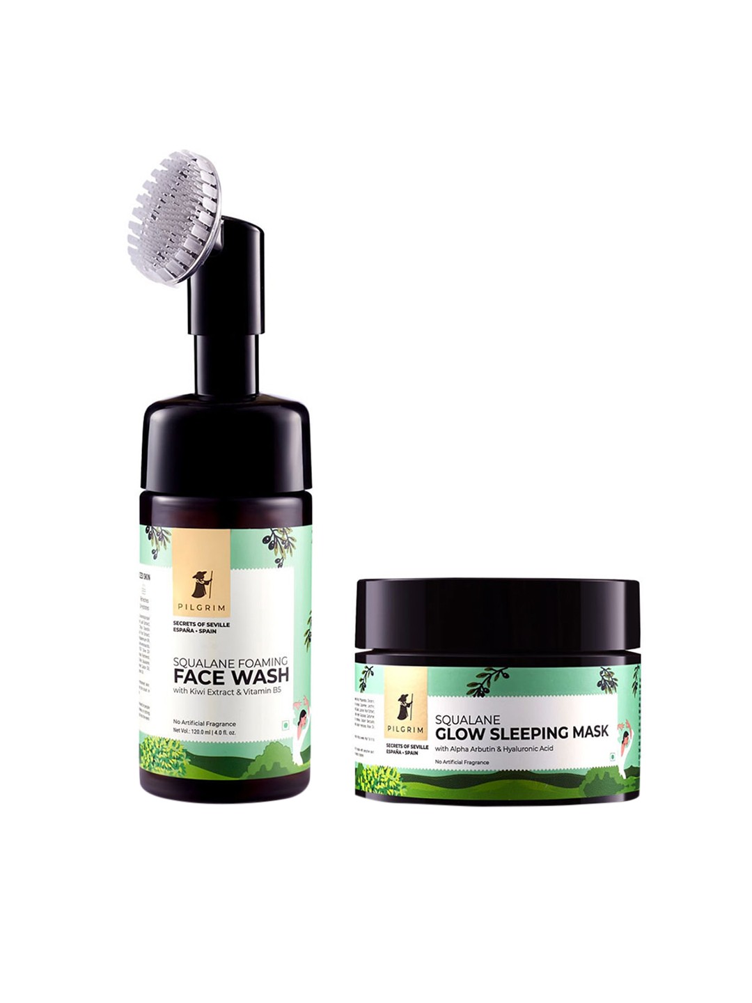 

Pilgrim Squalane Before the Bed Hydration Regime - For Smooth, Plump & Brightened Skin, White