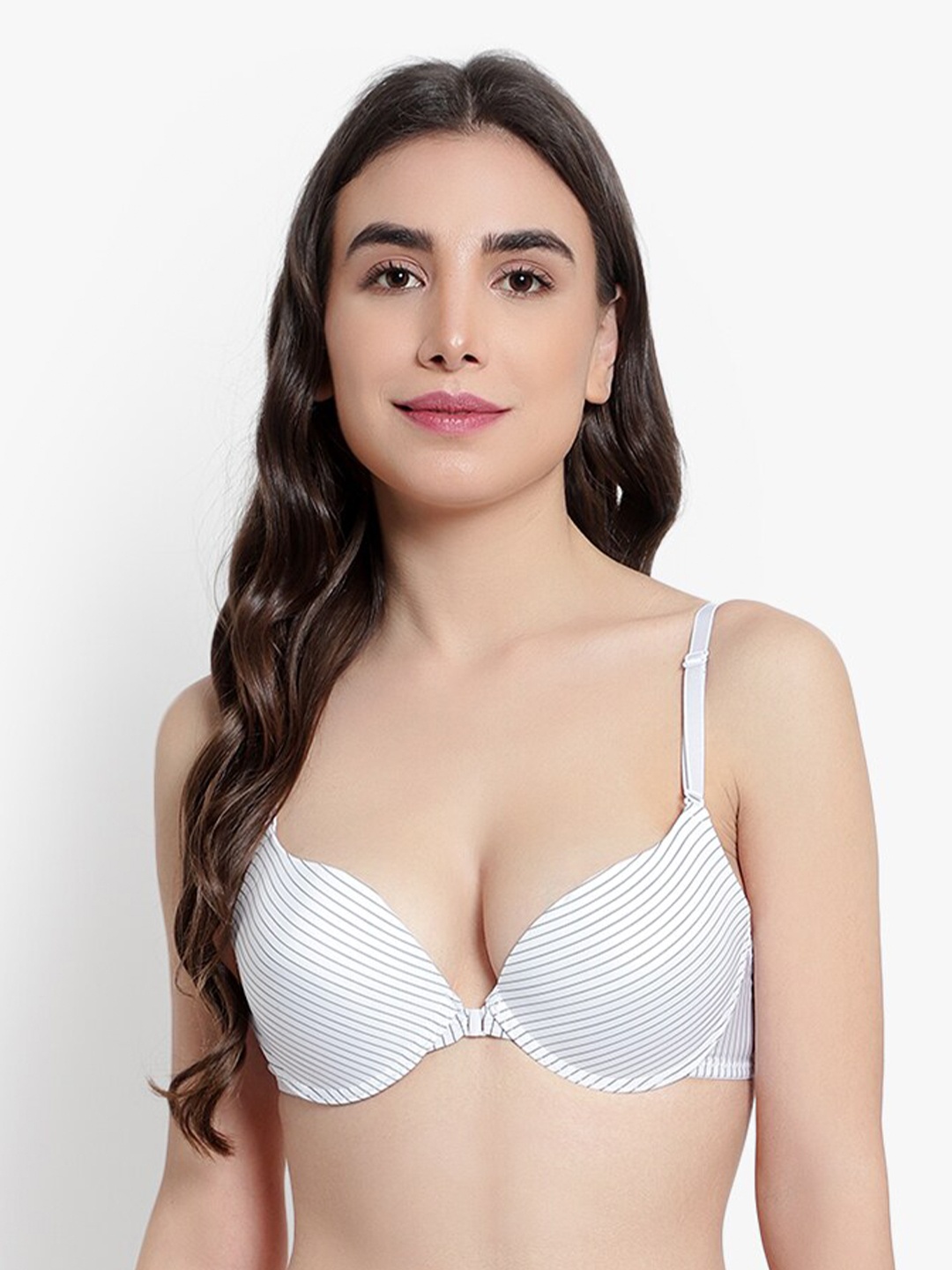 

BRACHY White & Black Bra Underwired Lightly Padded BCA_BRAFOPLINE-30B