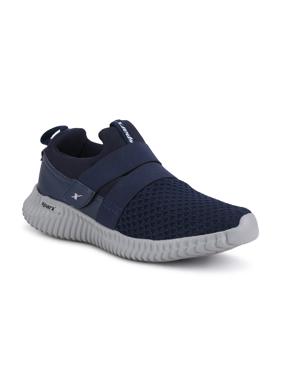 

Sparx Men Navy Blue Mesh Running Non-Marking Shoes