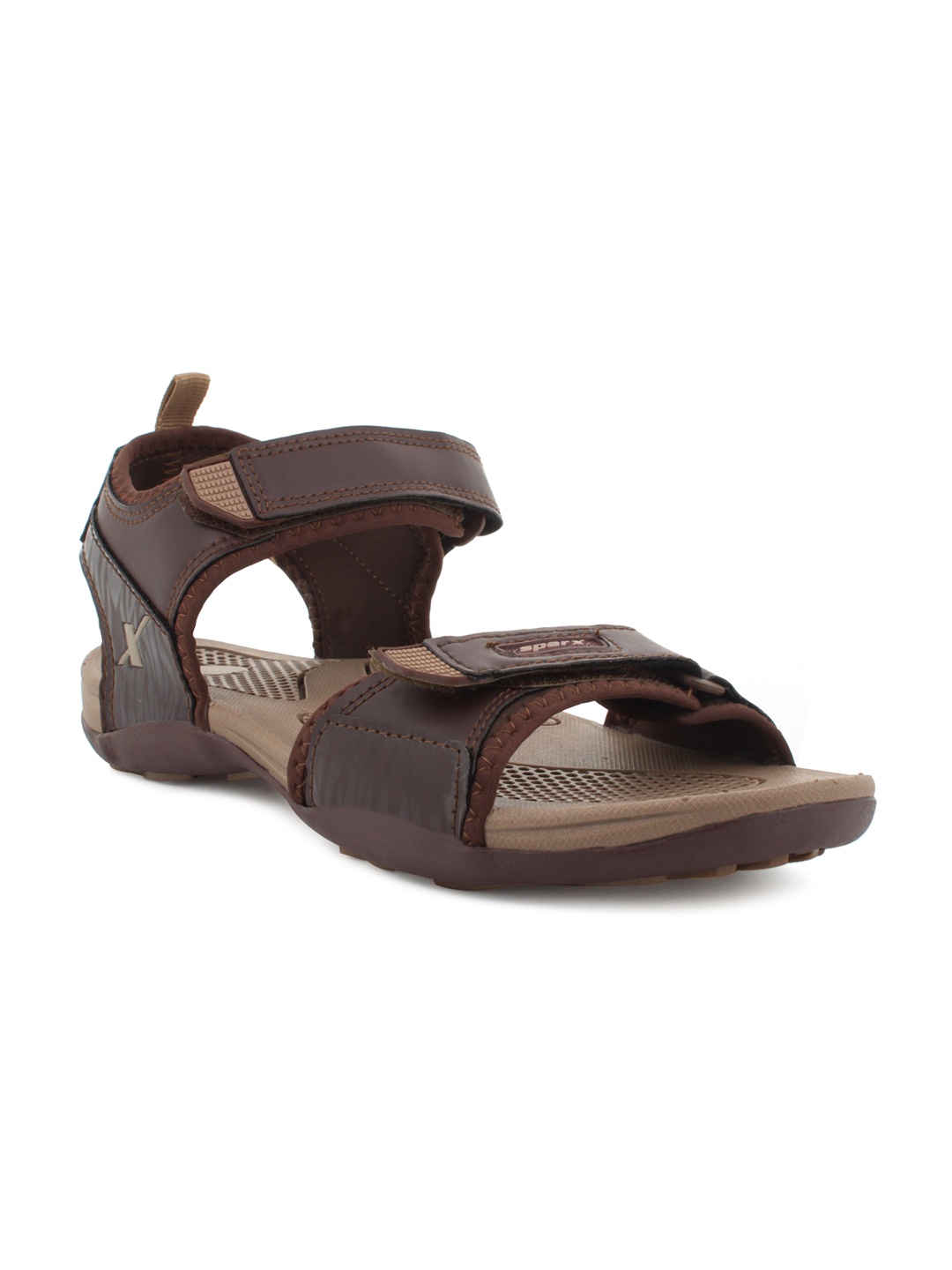 

Sparx Men Camel Brown Solid Floater Sports Sandals