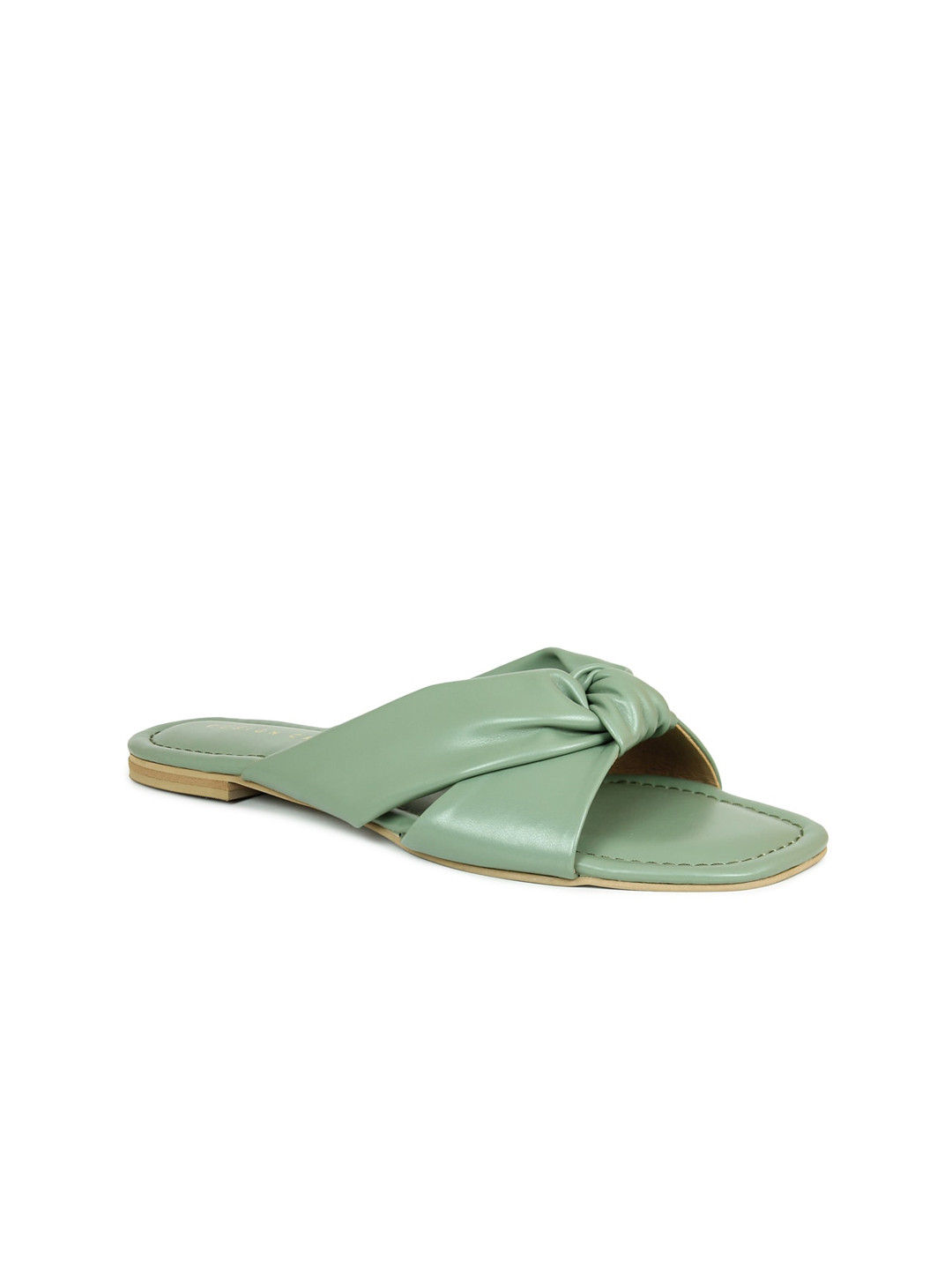 

DESIGN CREW Women Green Open Toe Flats