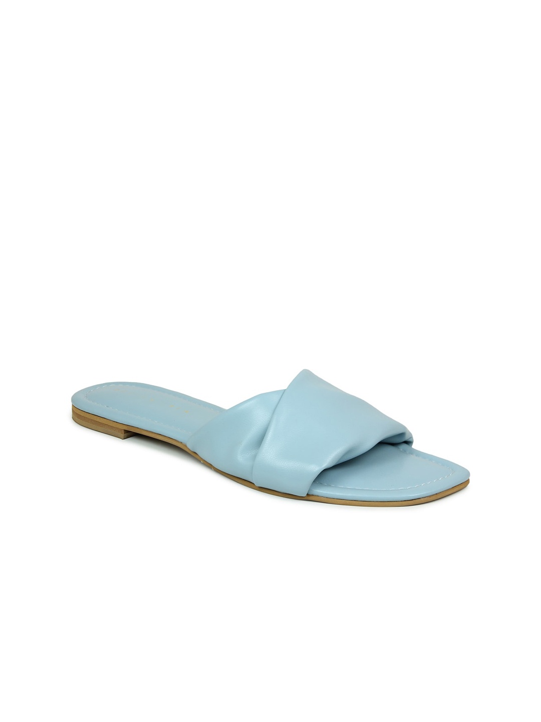 

DESIGN CREW Women Blue Open Toe Flats
