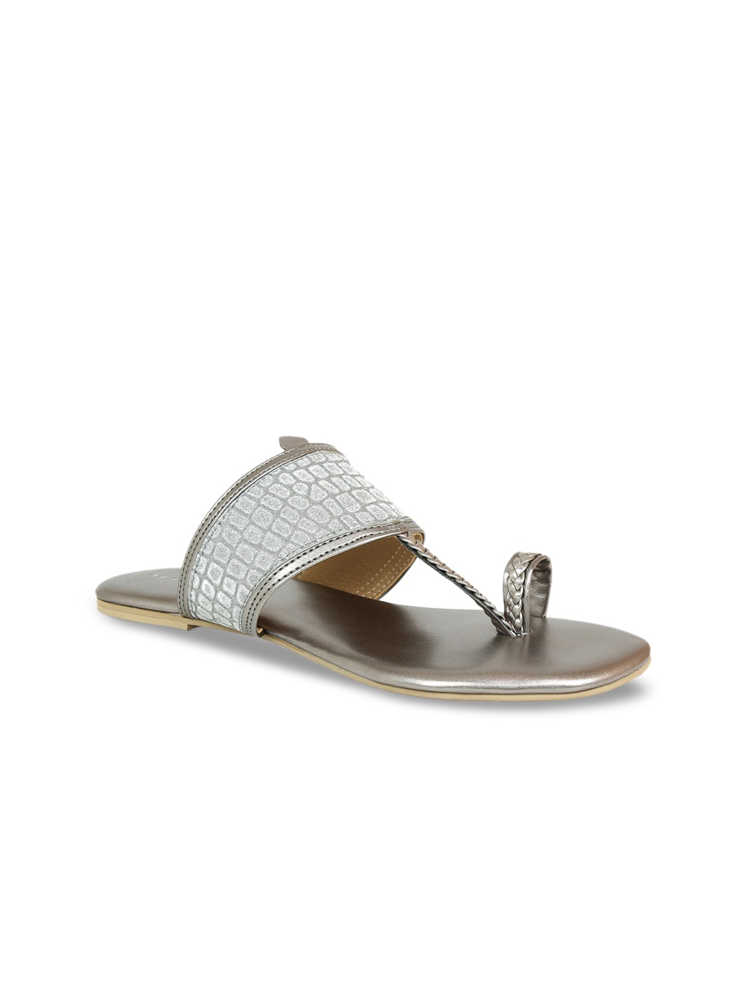 

DESIGN CREW Women Grey One Toe Flats