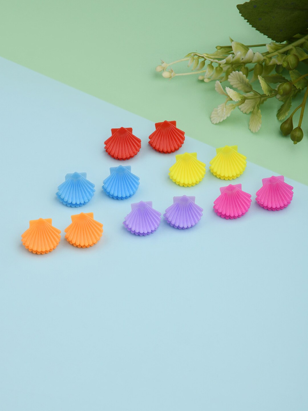 

Lilly & sparkle Women Multicoloured Set of 6 Mini Claw Clip, Multi