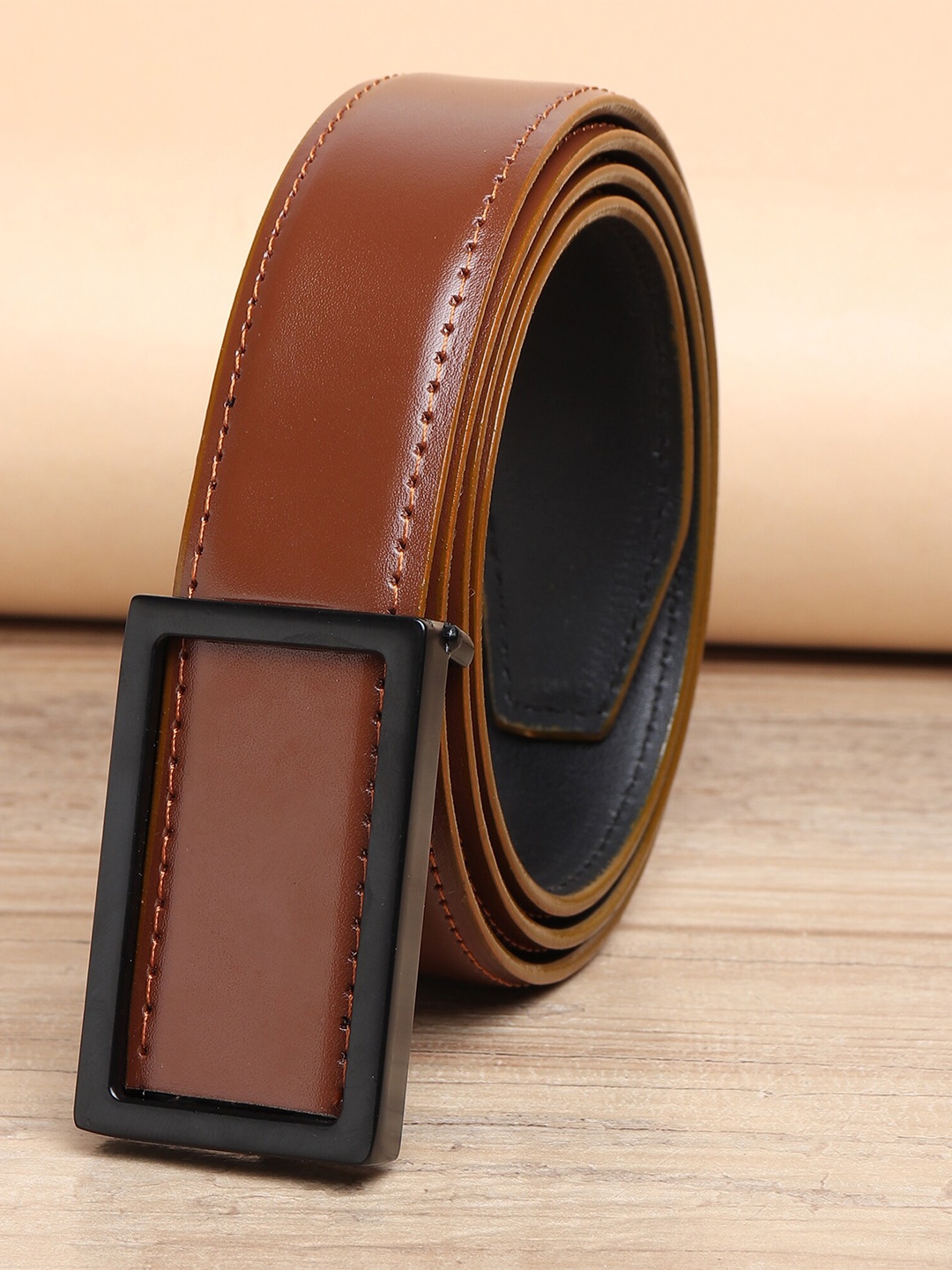 

ZORO Men Tan PU Belt