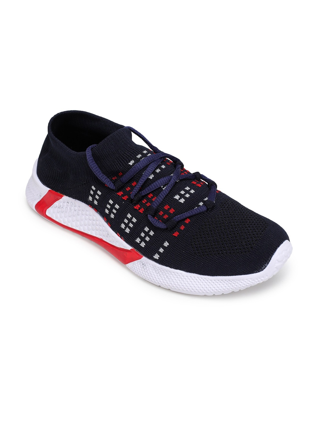 

TRASE Men Navy Blue Running Shoes