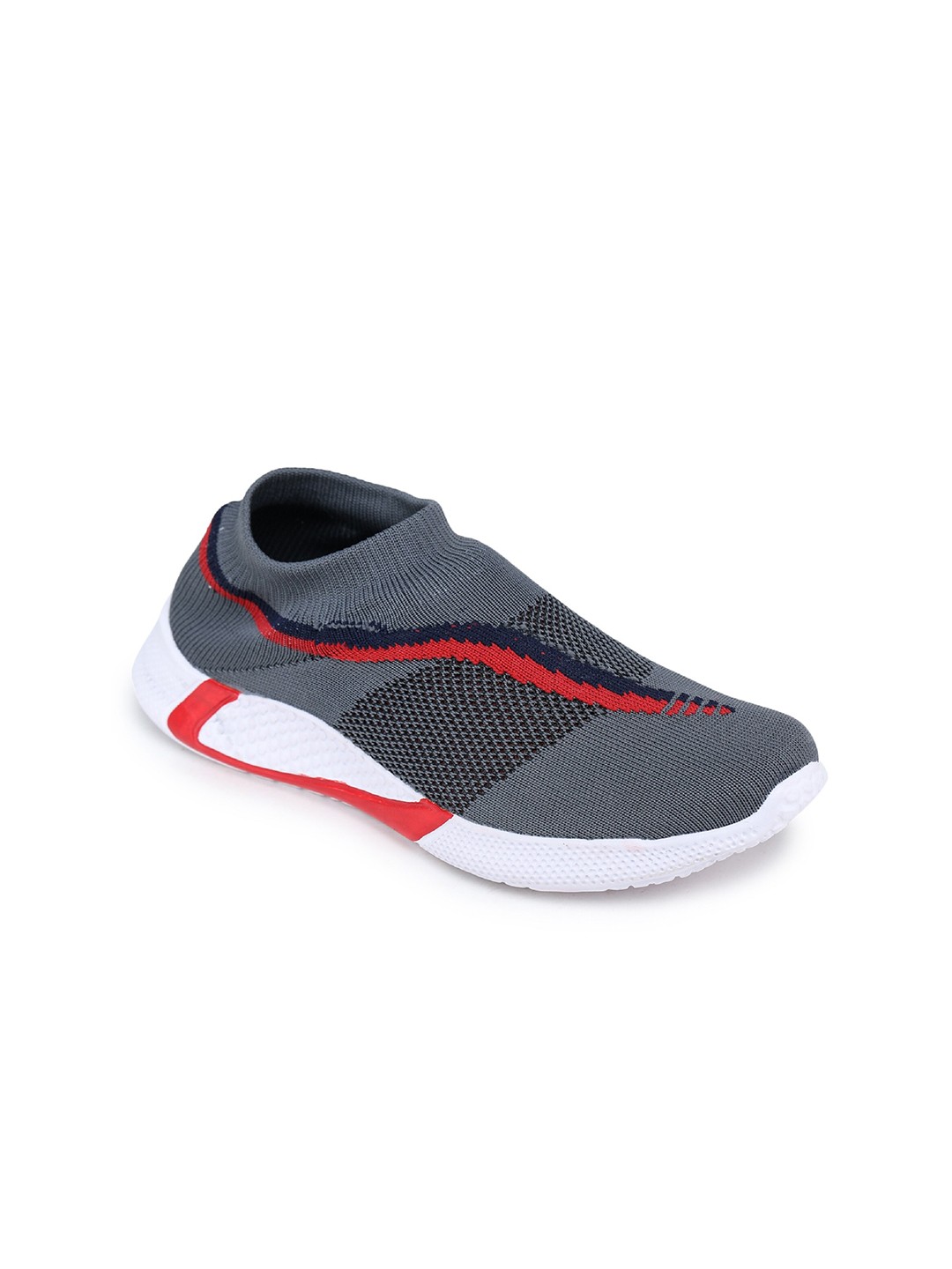 

TRASE Men Grey Running Shoes