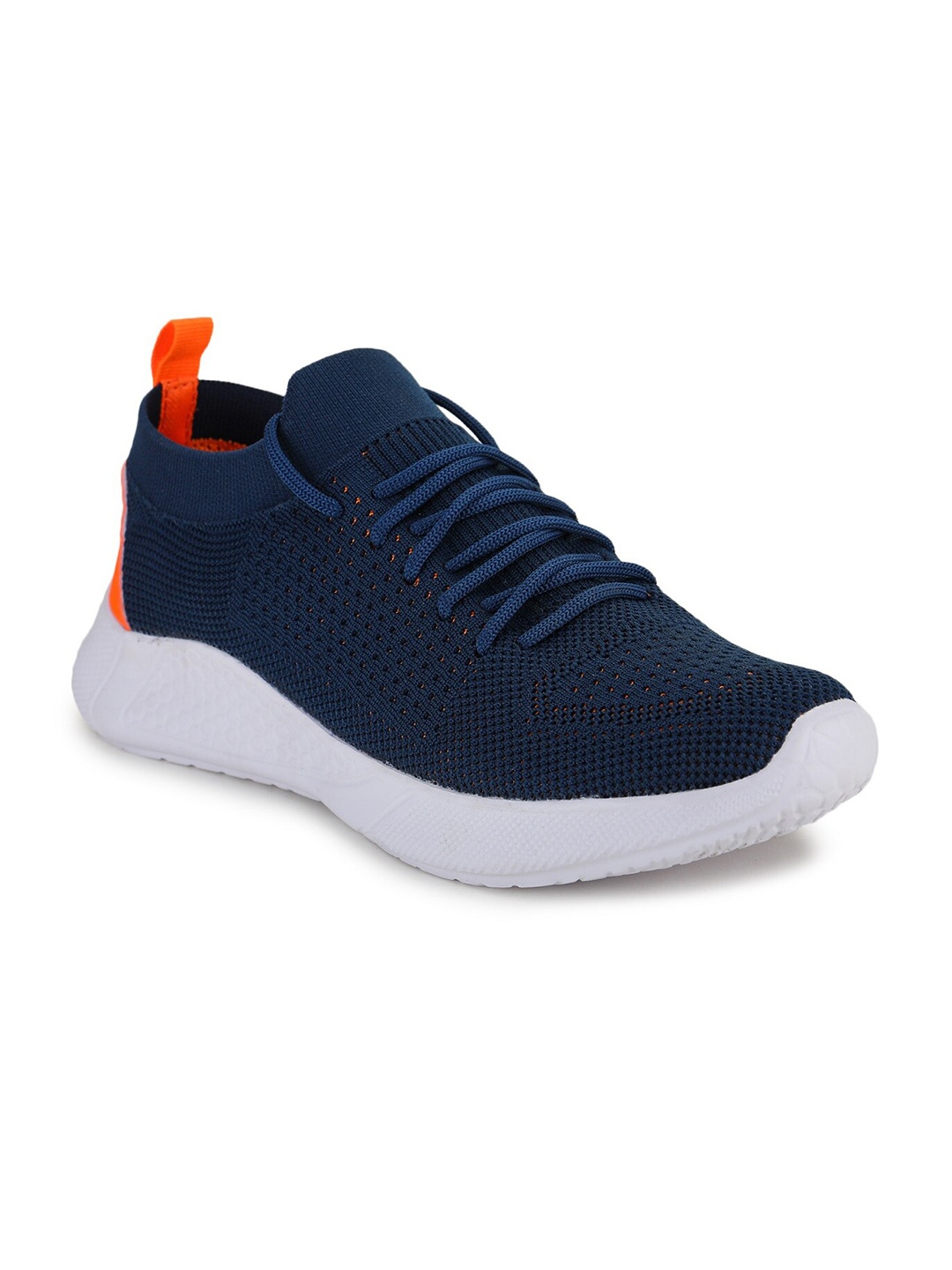 

TRASE Men Navy Blue Mesh Running Non-Marking Shoes