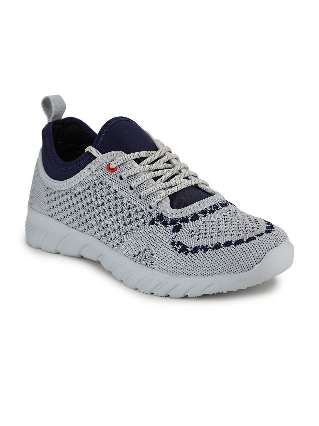 

TRASE Men Grey Mesh Running Non-Marking Shoes