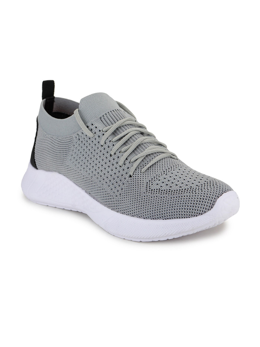 

TRASE Men Grey Mesh Running Non-Marking Shoes
