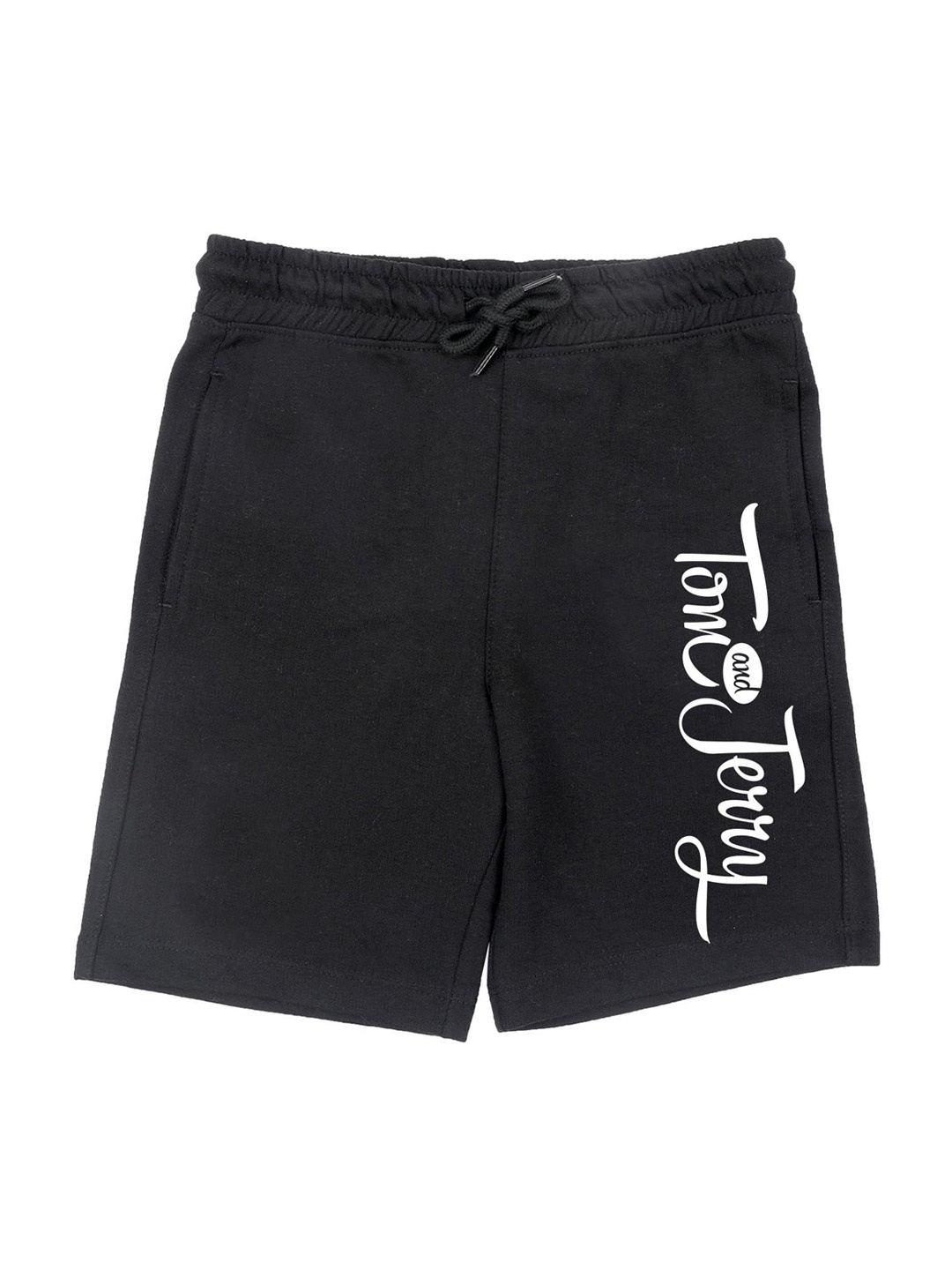 

Tom & Jerry by Wear Your Mind Boys Black Tom & Jerry Shorts