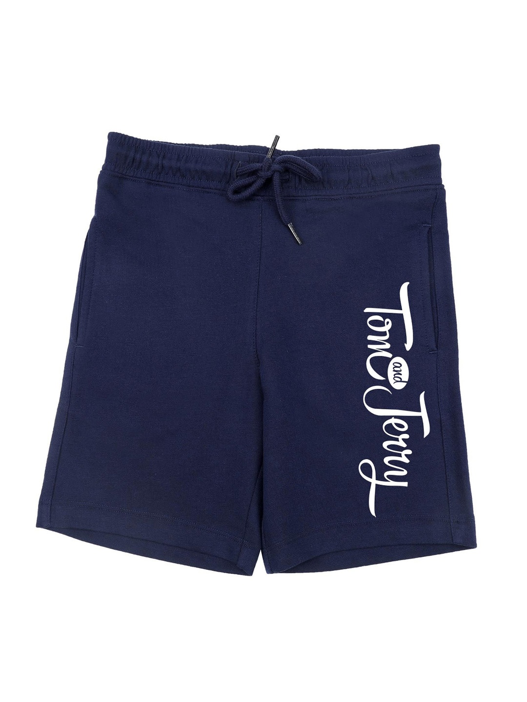 

Tom & Jerry by Wear Your Mind Boys Navy Blue Tom & Jerry Printed Shorts