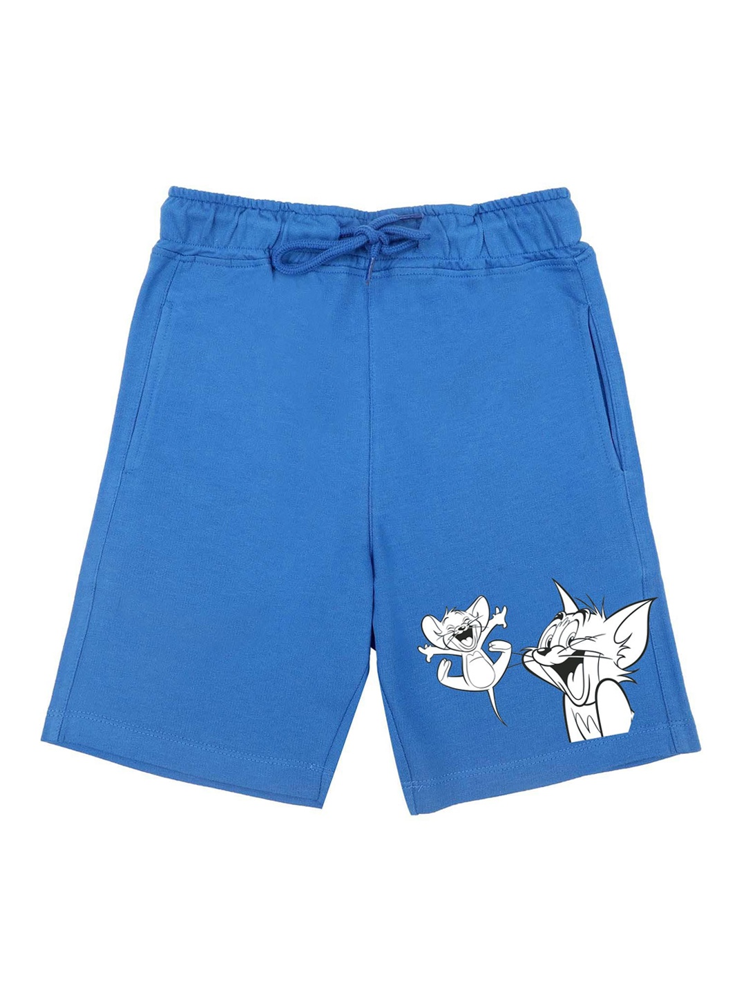 

Tom & Jerry by Wear Your Mind Boys Blue Printed Tom & Jerry Shorts