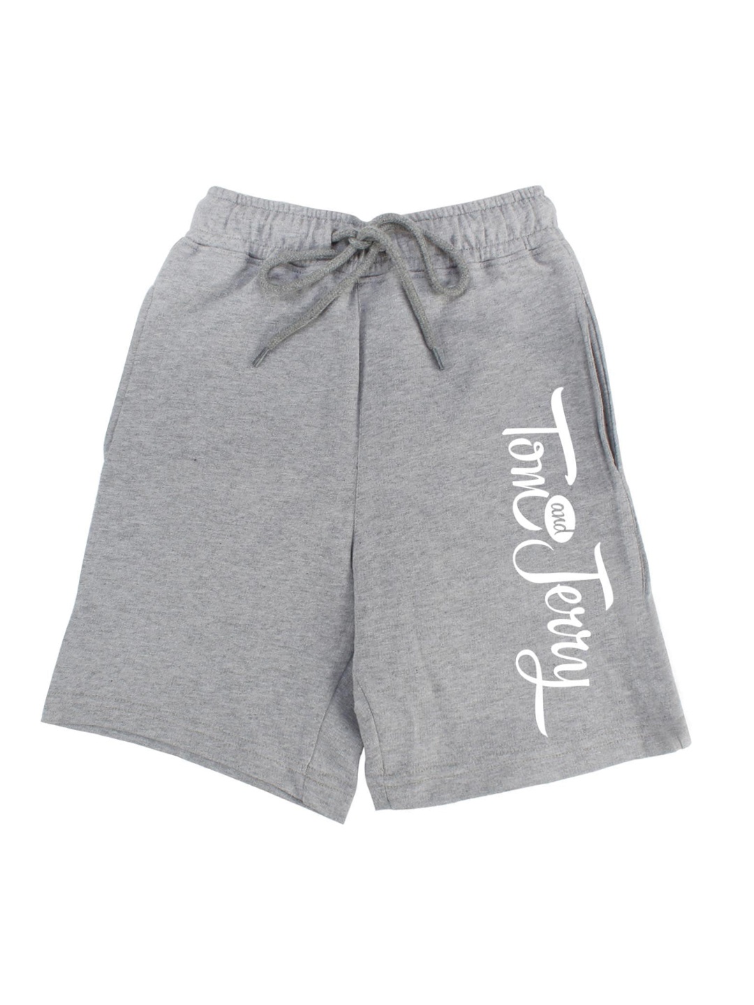 

Tom & Jerry by Wear Your Mind Boys Grey & White Tom & Jerry Printed Shorts