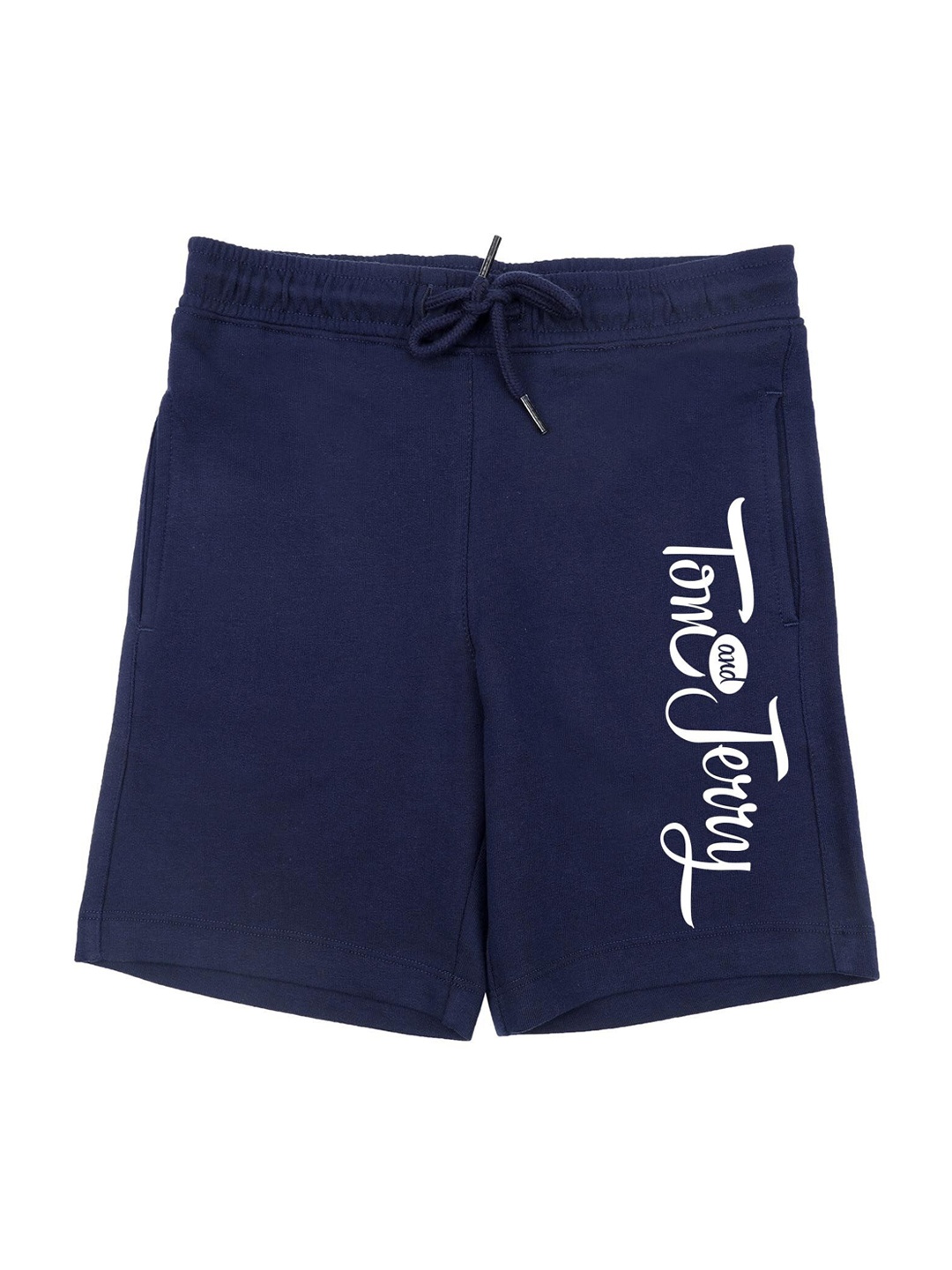 

Tom & Jerry by Wear Your Mind Boys Navy Blue Tom & Jerry Printed Shorts