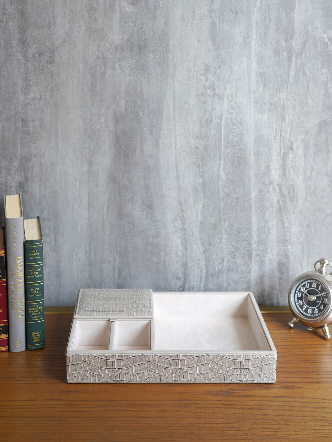 

Pure Home and Living Grey Textured Valet Tray