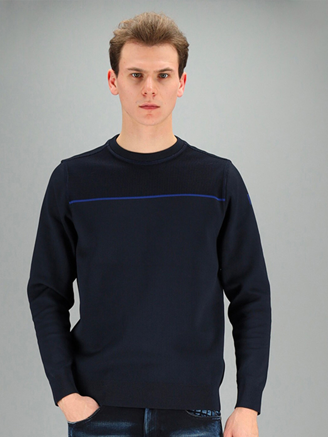 

FREESOUL Men Pack of 2 Sweatshirts, Navy blue