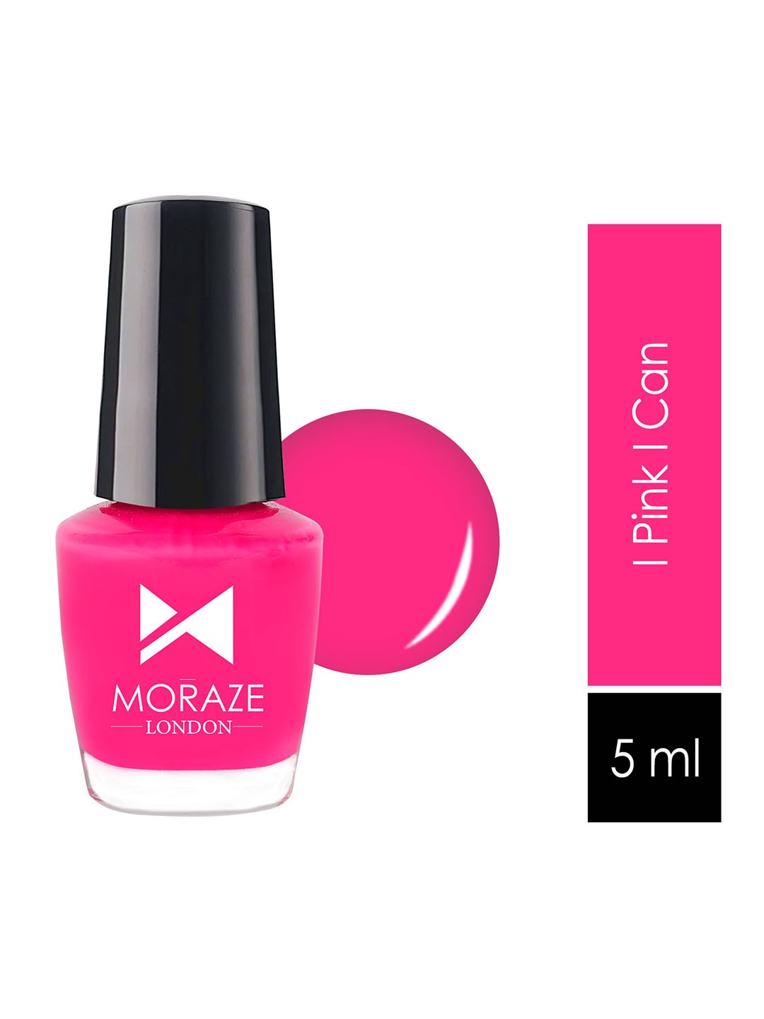 

Moraze Neon Nail Polish - I Pink I Can