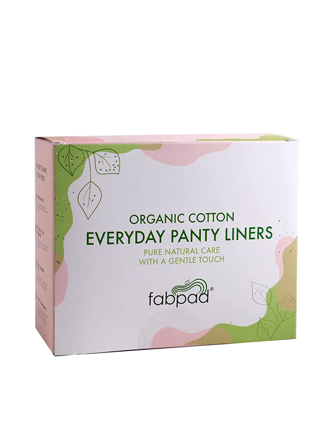 

fabpad Set of 80 Organic Cotton Ultra Thin Everyday Panty Liners, White
