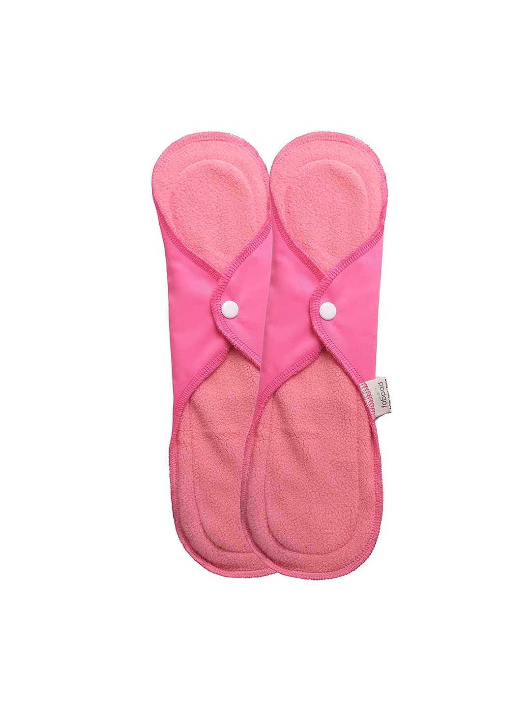 

fabpad Set of Reusable Washable Day & Night Sanitary Cloth Pad Napkins, Pink