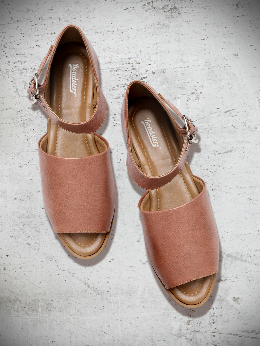 

Roadster Women Rose Solid Mules