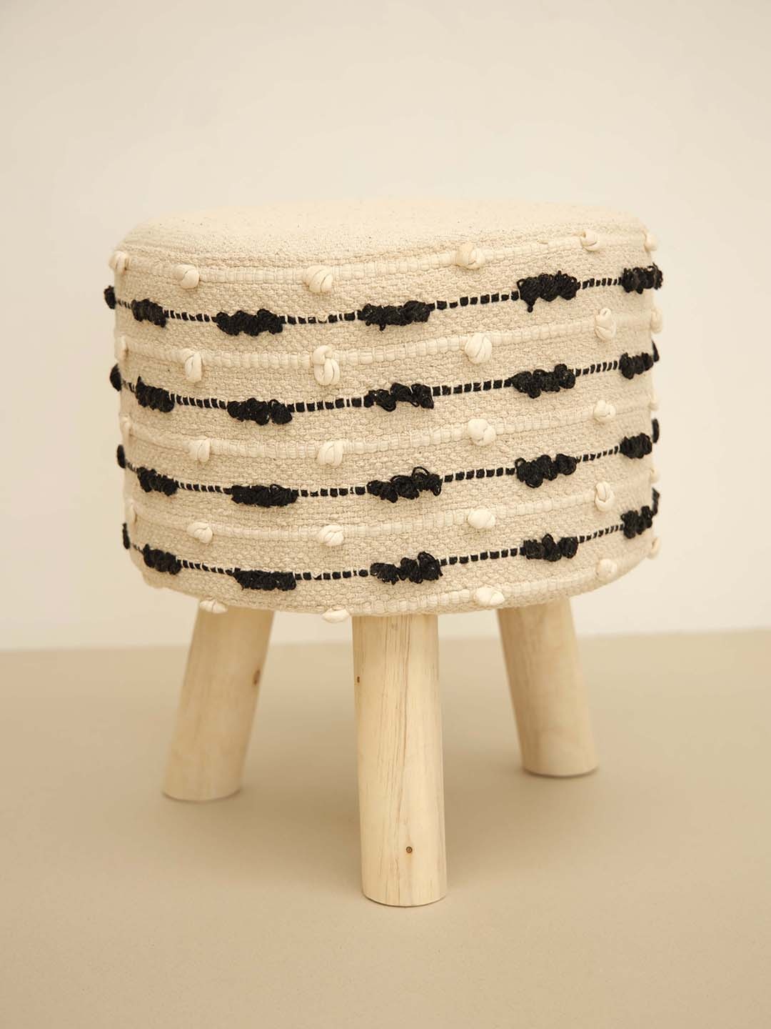 

Ariana Beige Bohemian Style Stool