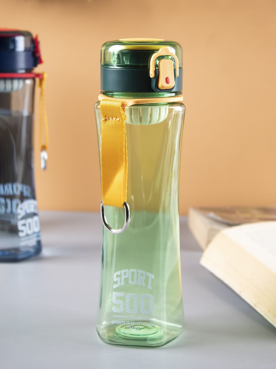 

MARKET99 Green & Transparent Water Bottle 500 Ml