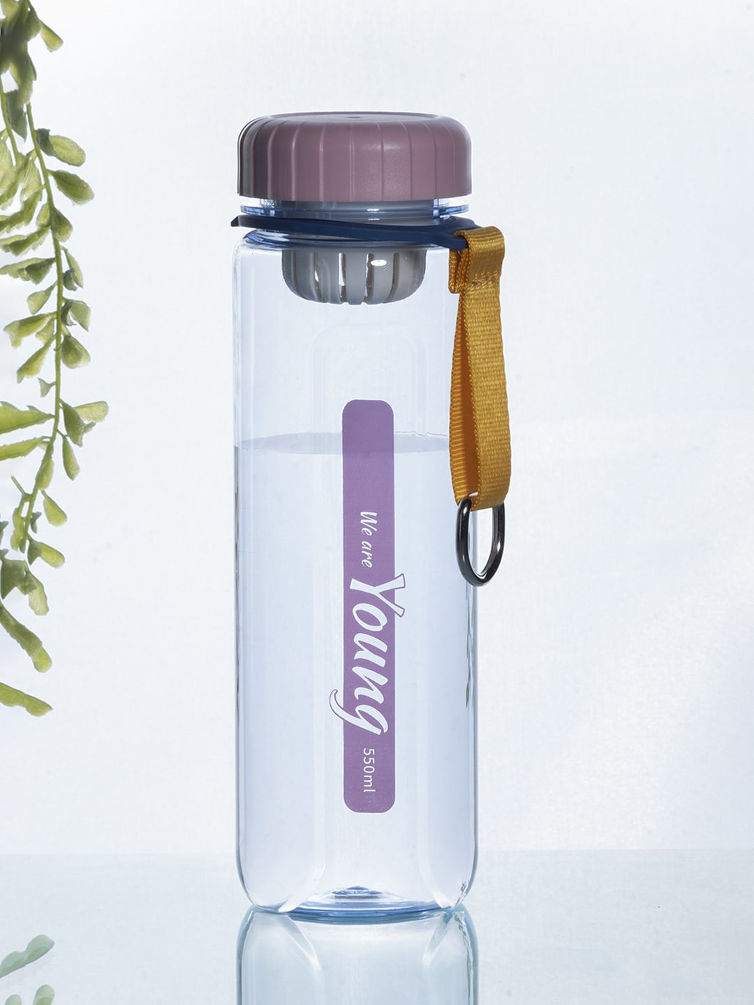 

MARKET99 Peach Printed Water Bottle- 550 ML