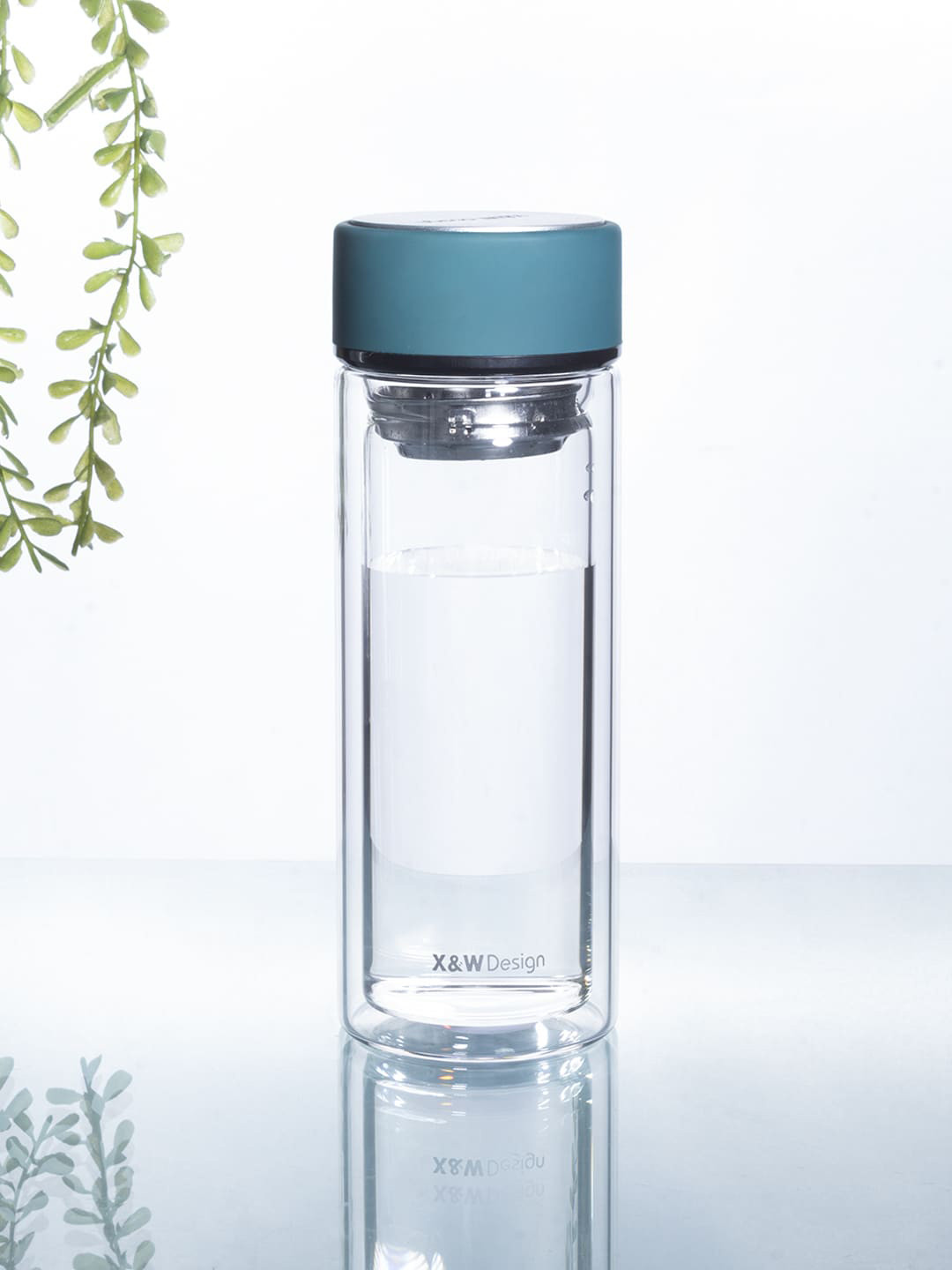 

MARKET99 Green Solid Glass Water Bottles