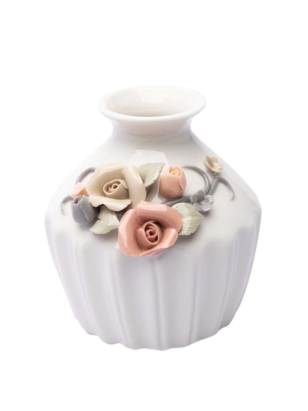 

MARKET99 White Solid Flower Vase