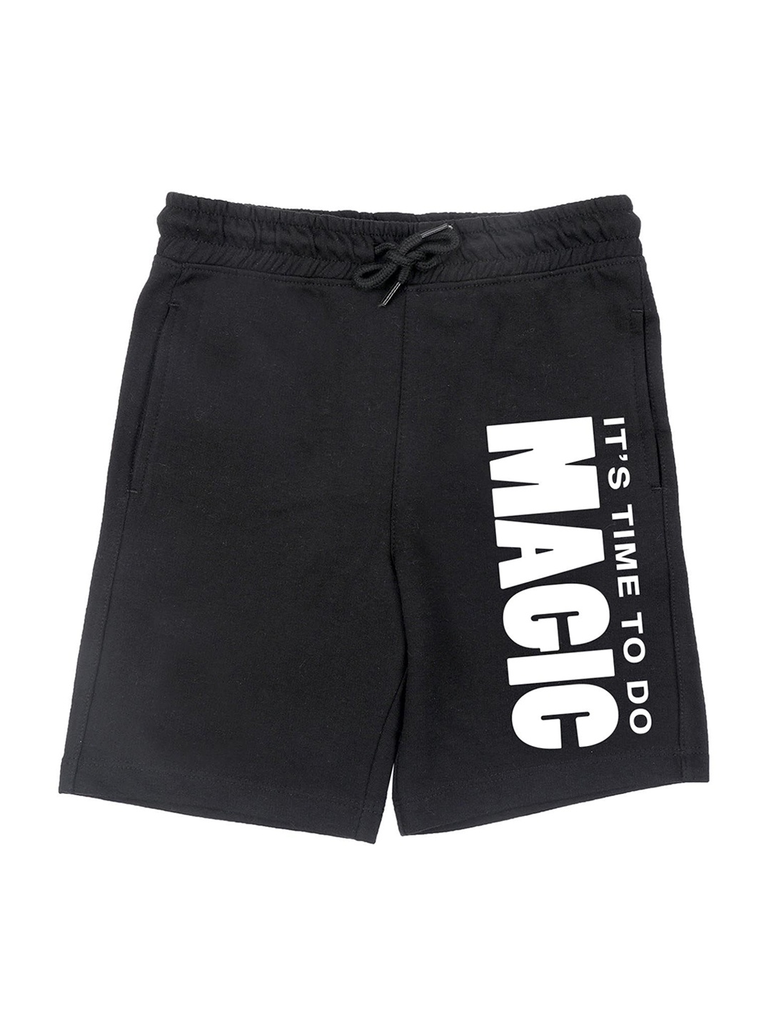 

Harry Potter by Wear Your Mind Boys Black & White Harry Potter Printed Shorts