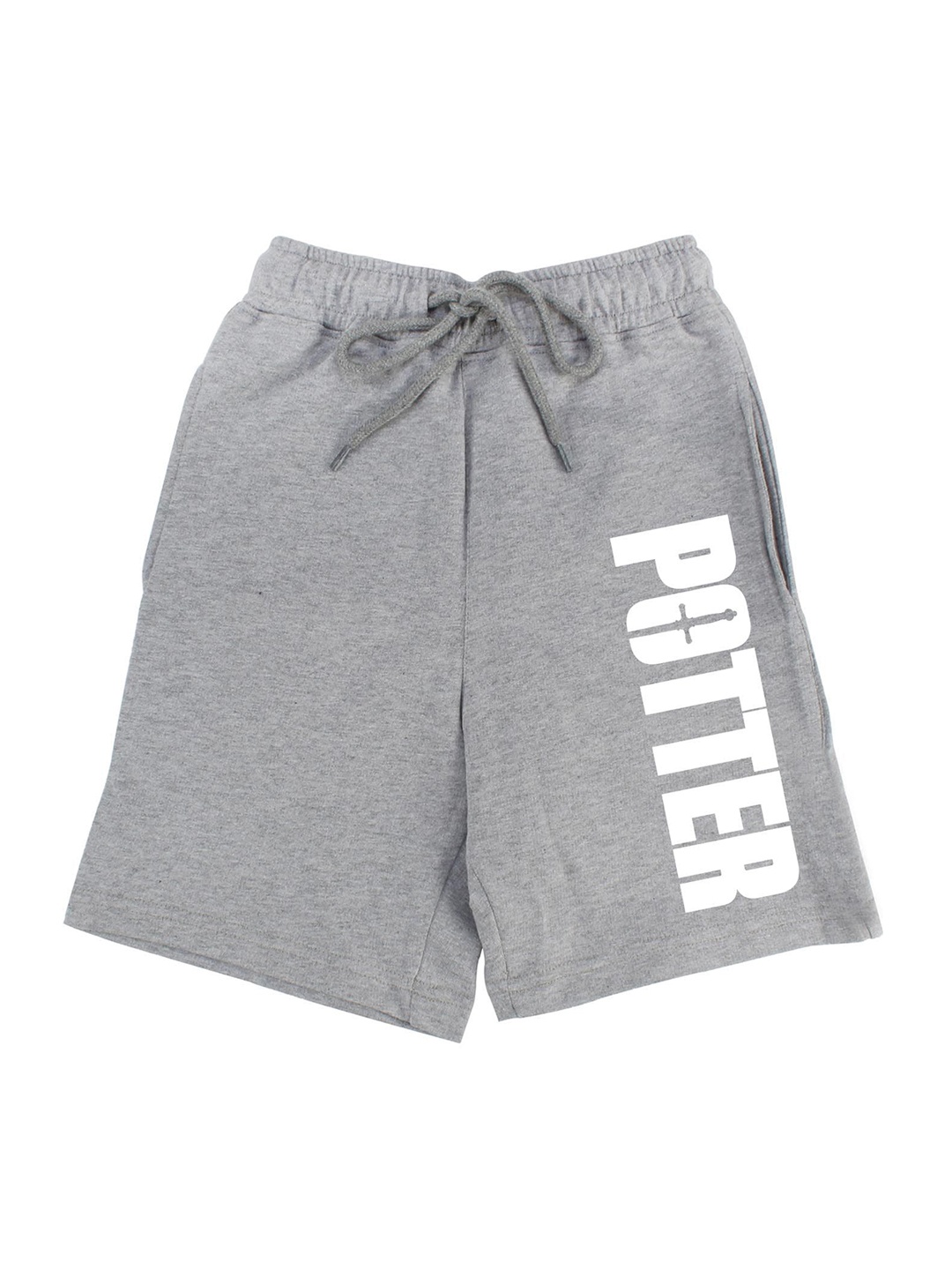

Harry Potter by Wear Your Mind Boys Grey Typography Printed Harry Potter Shorts