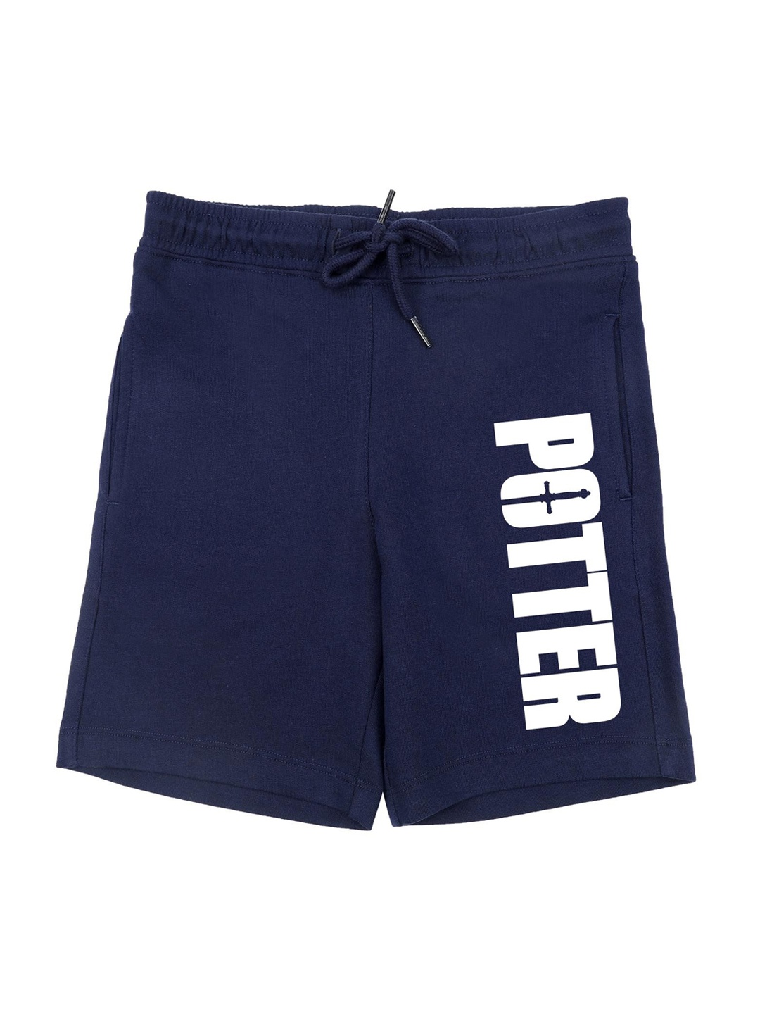 

Harry Potter by Wear Your Mind Boys Navy Blue Typography Printed Harry Potter Shorts