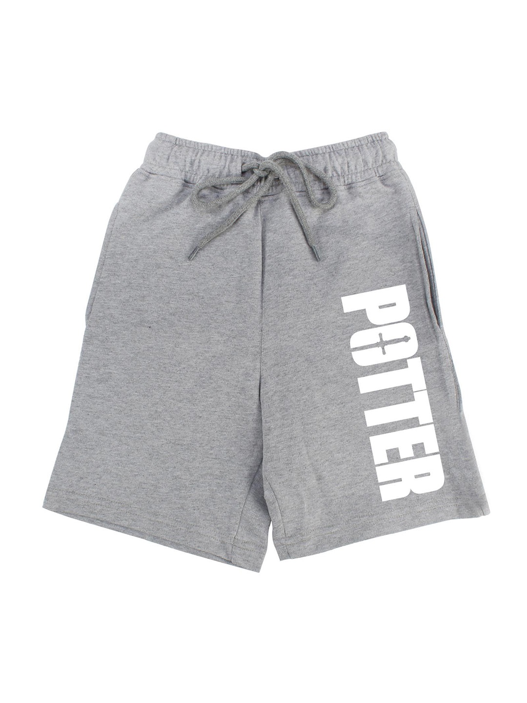 

Harry Potter by Wear Your Mind Boys Grey Printed Harry Potter Shorts