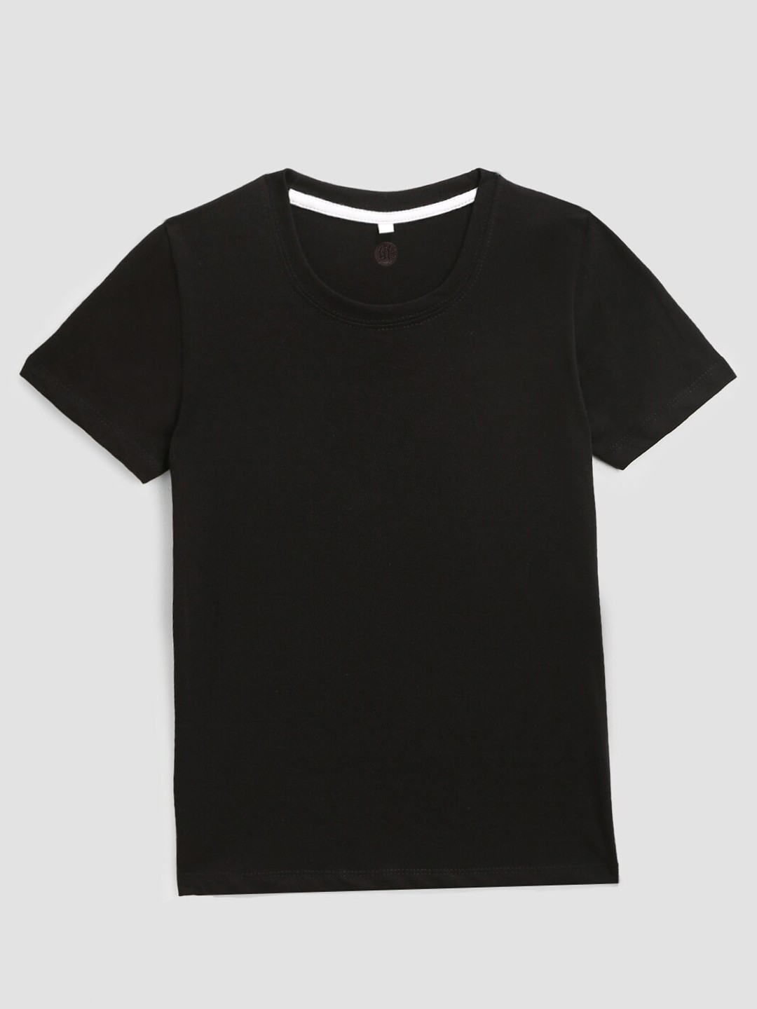 

YK Boys Black Cotton T-shirt
