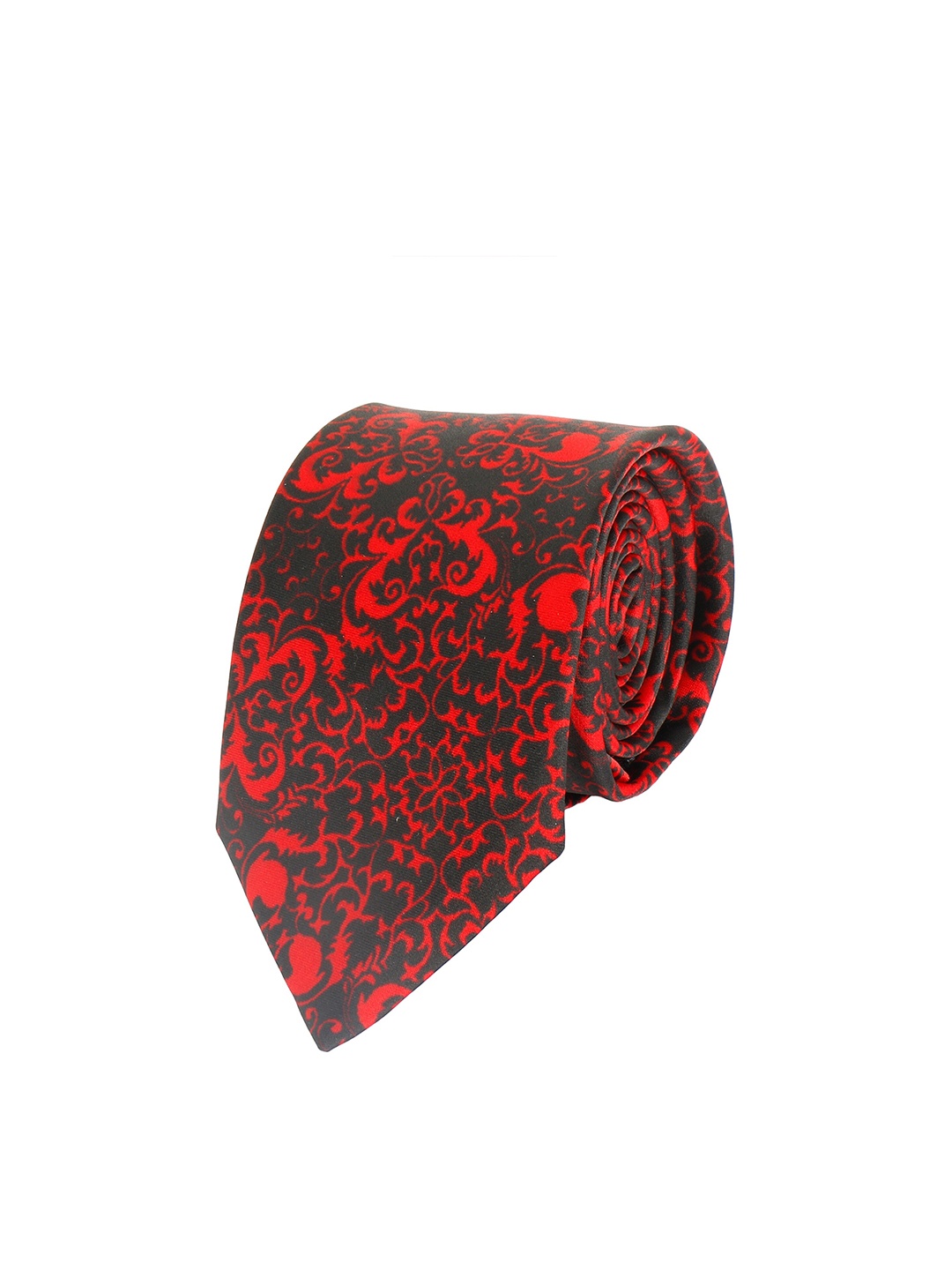

Alvaro Castagnino Men Red & Black Printed Skinny Tie