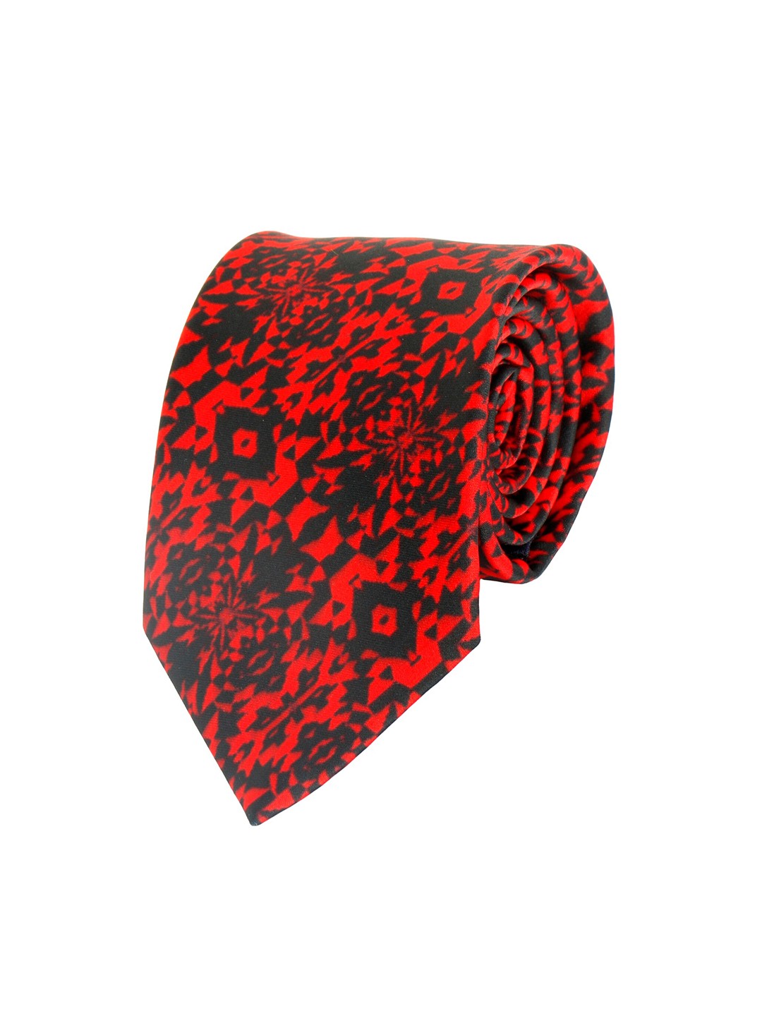 

Alvaro Castagnino Men Red & Black Printed Skinny Tie